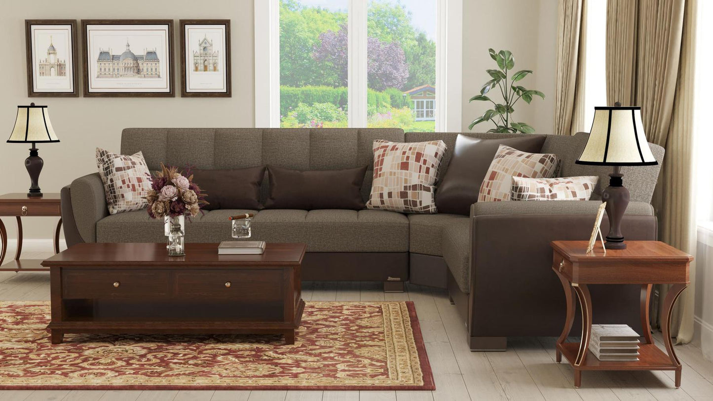 brown sofa sectional