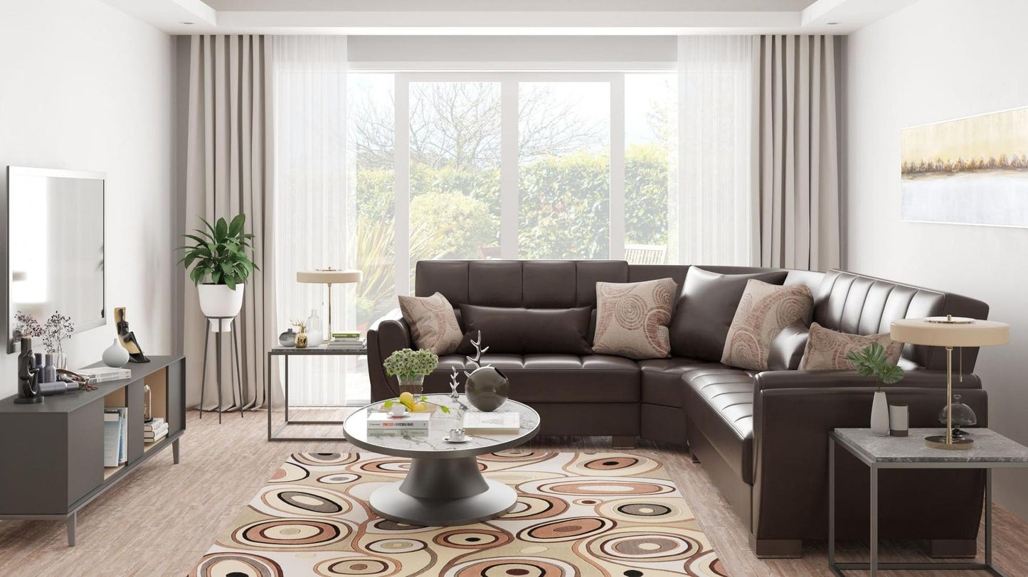 leather sofa sectional