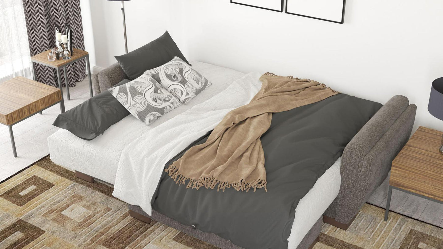 grey convert bed