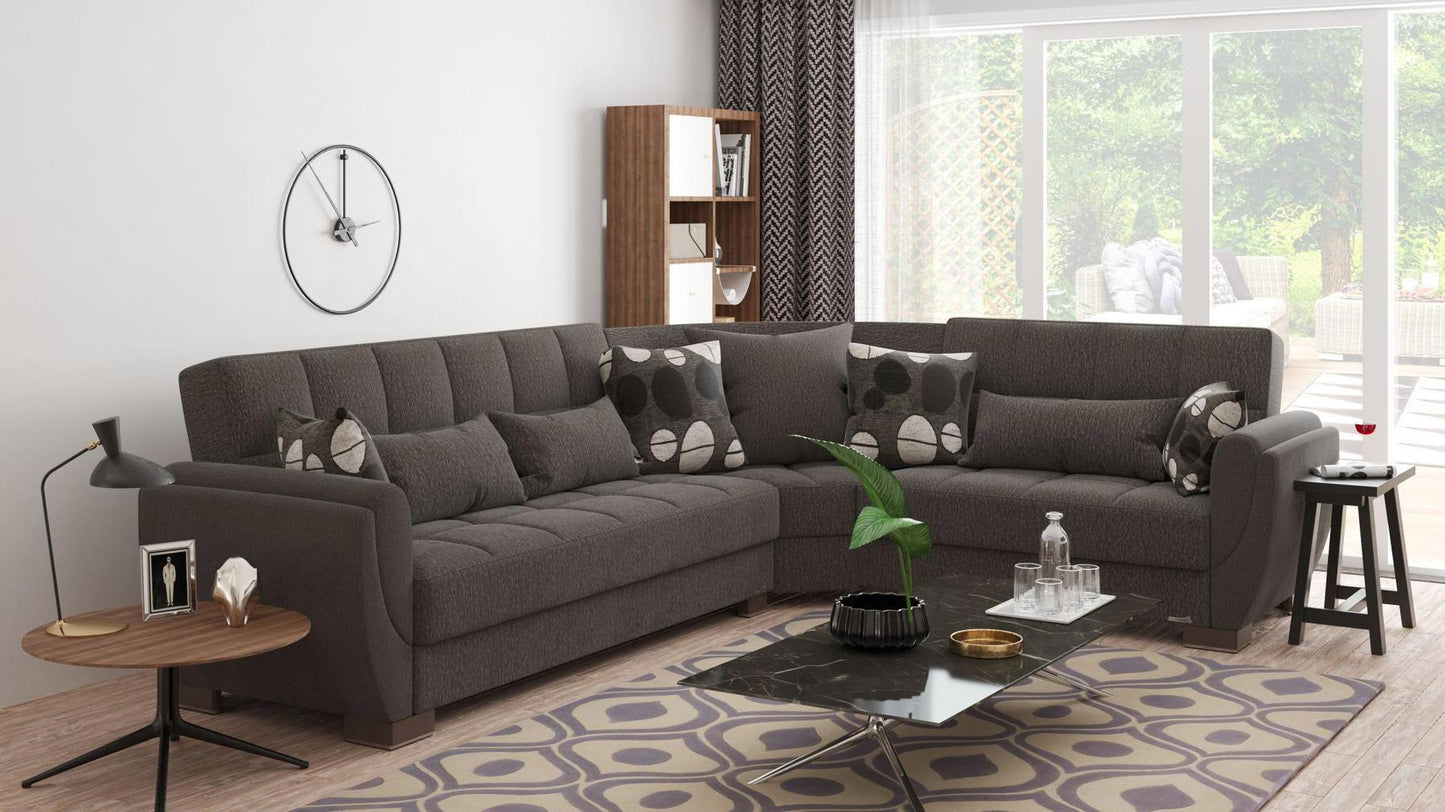 brown sofa sectional