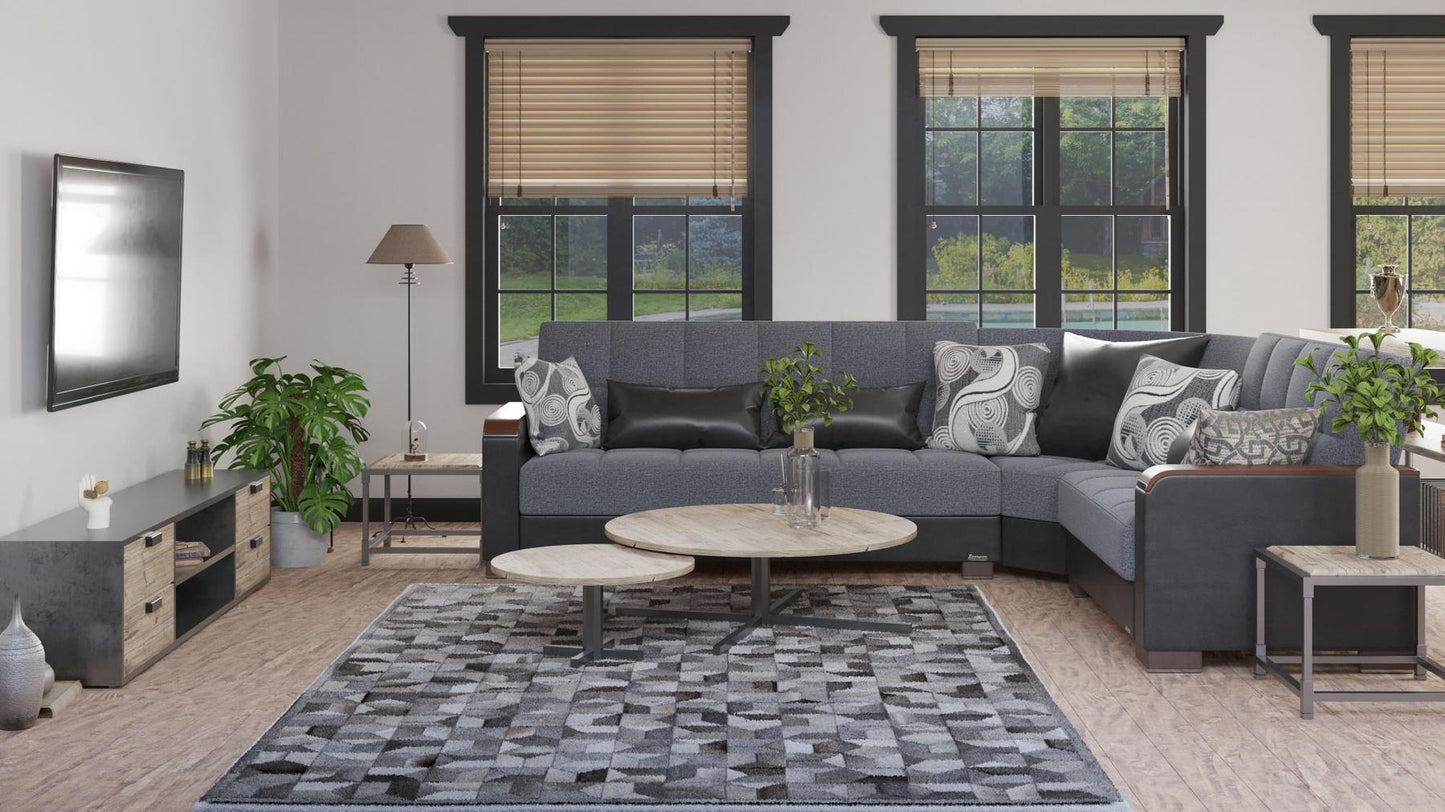 grey sofa sectional