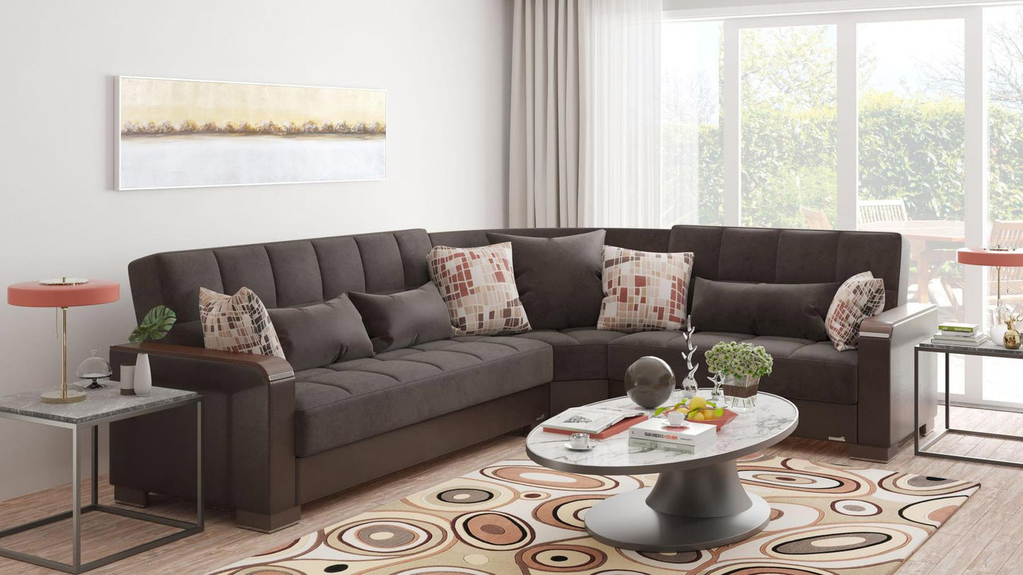 fabric sofa sectional
