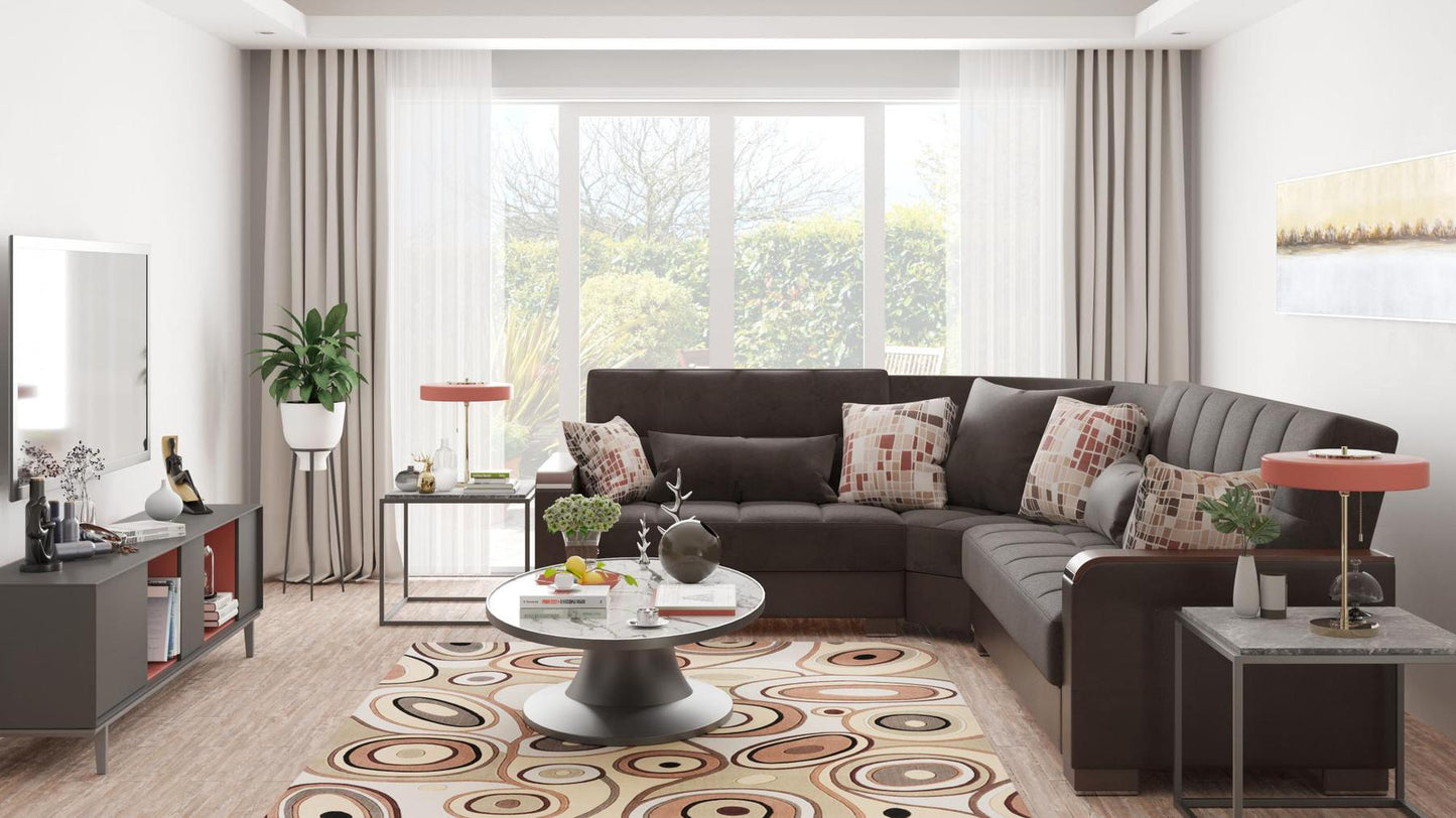 fabric sofa sectional