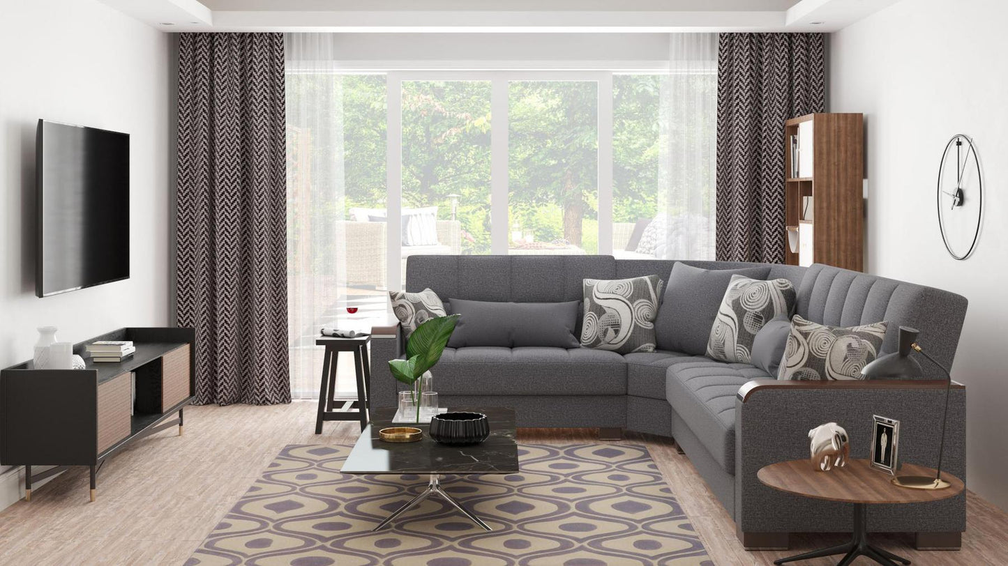 grey sofa sectional
