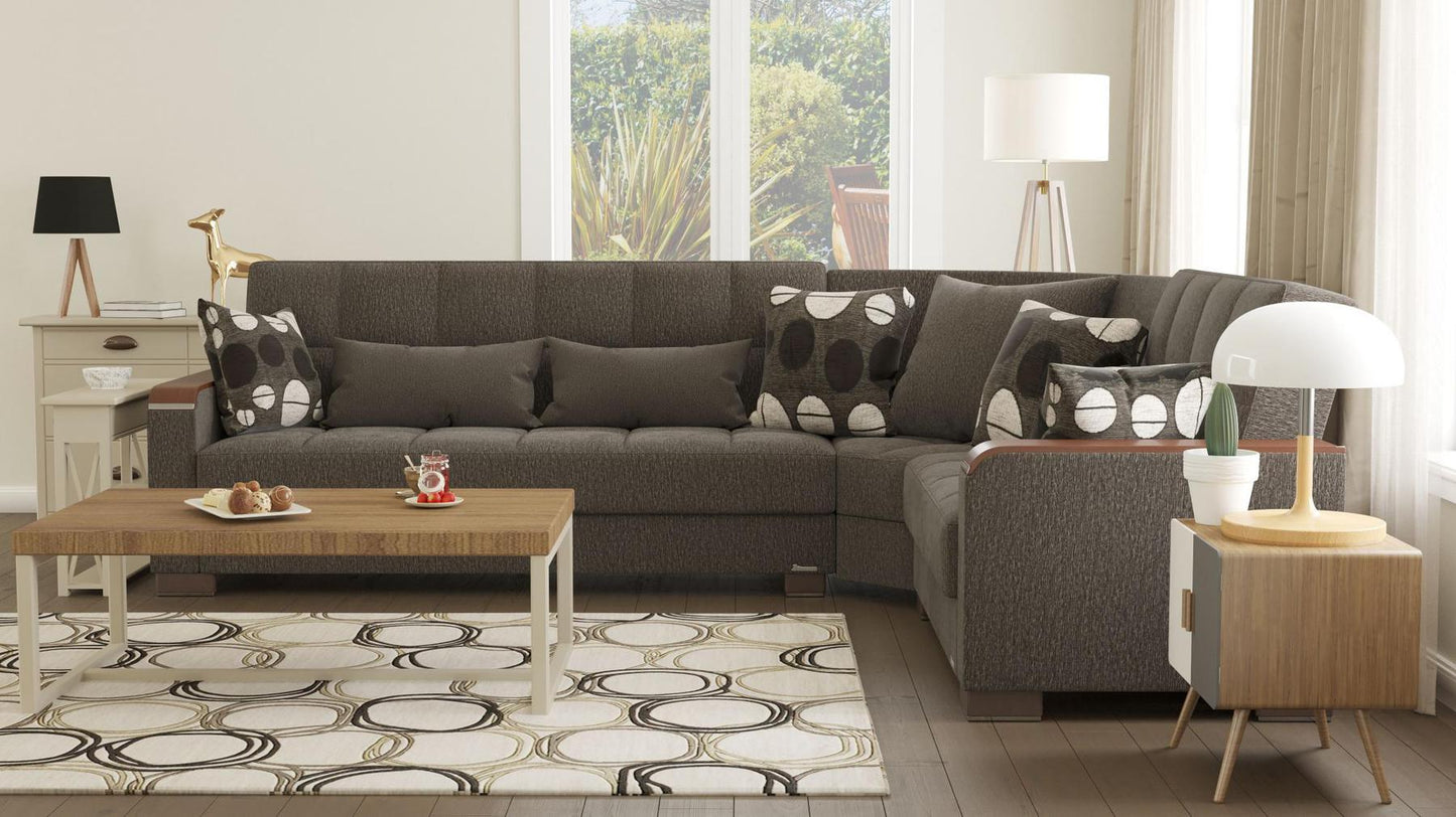 brown sofa sectional