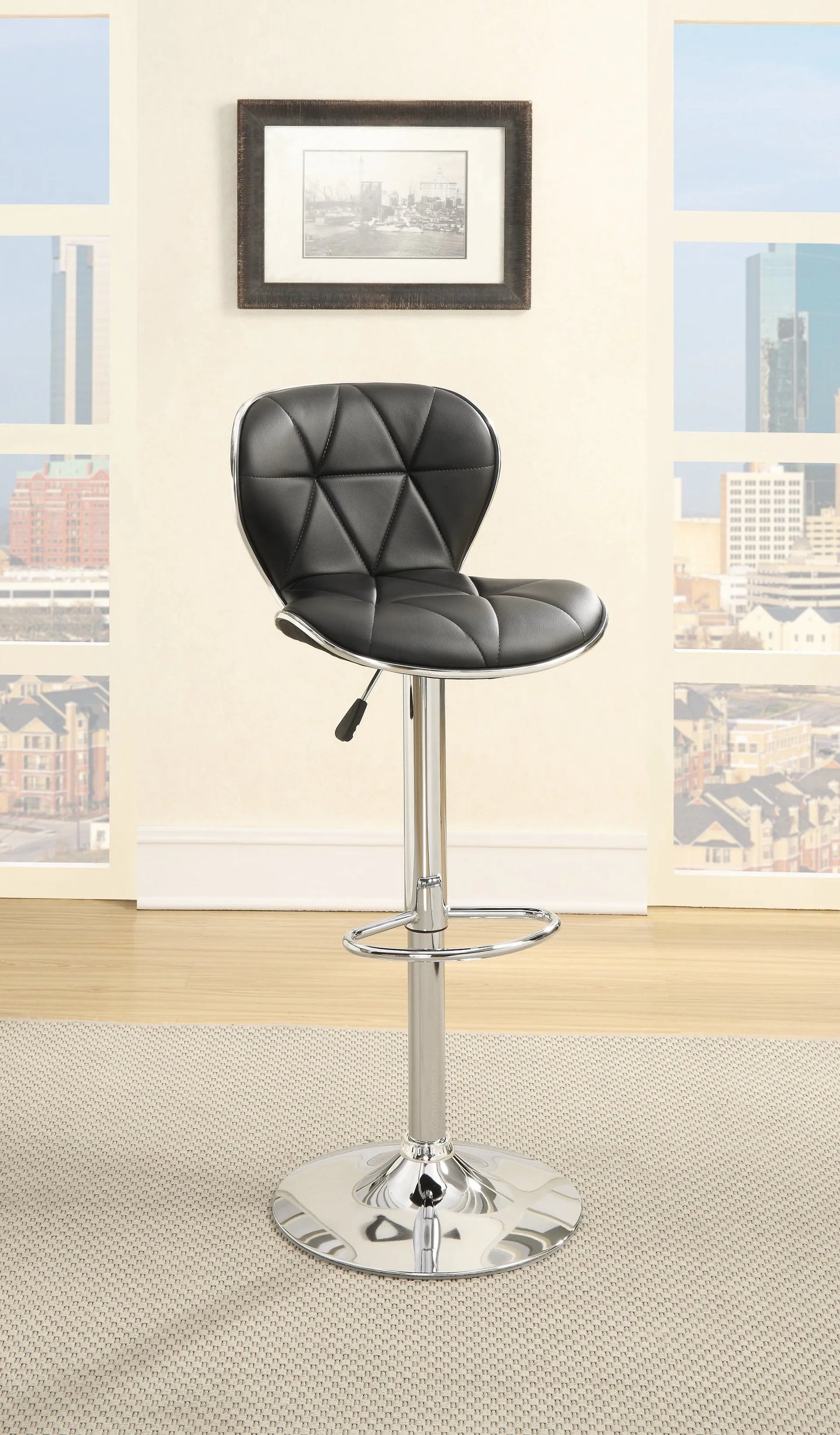black bar stool