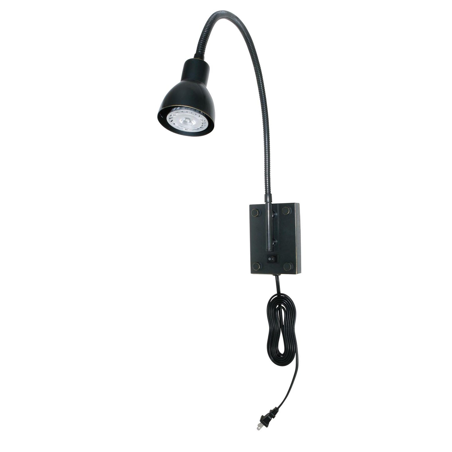 dark bronze wall mount lamp