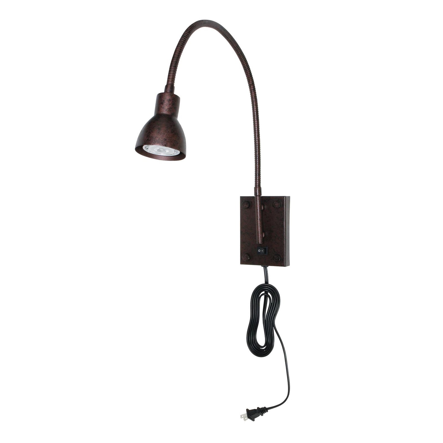 rust wall mount lamp