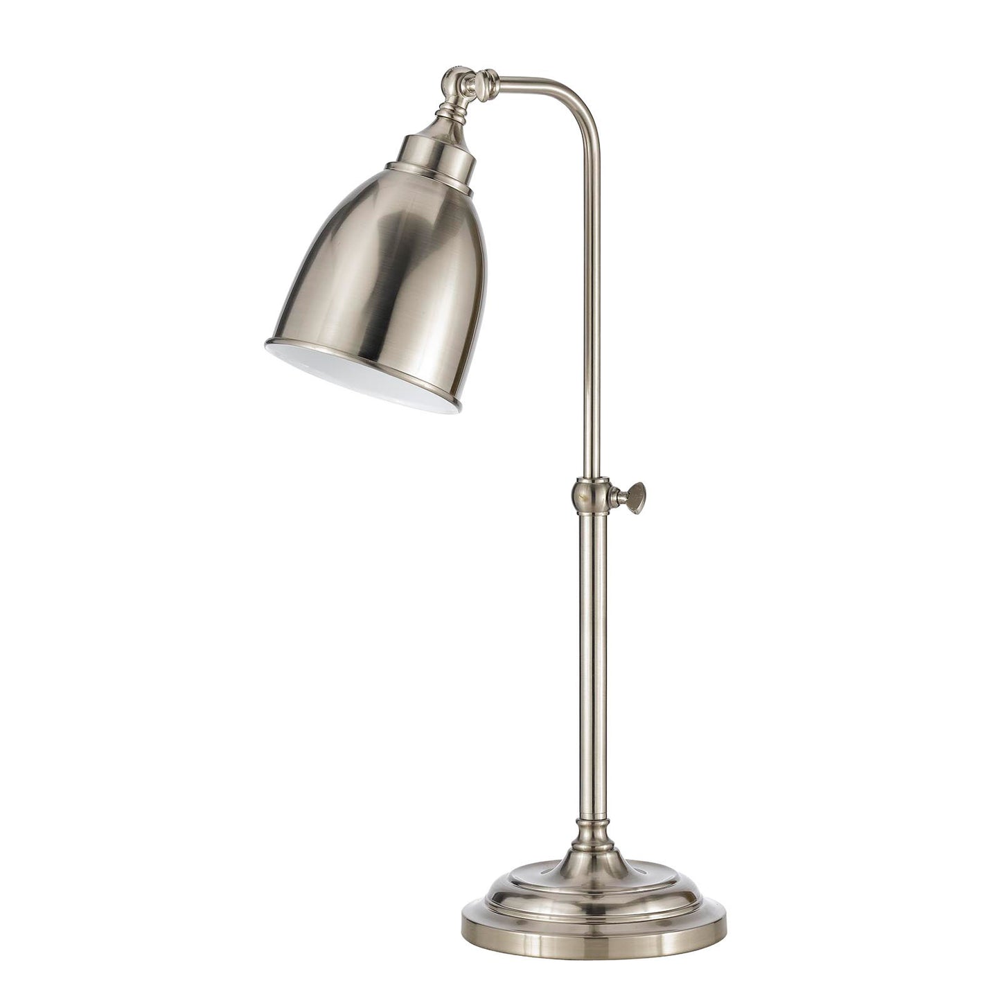 silver table lamp