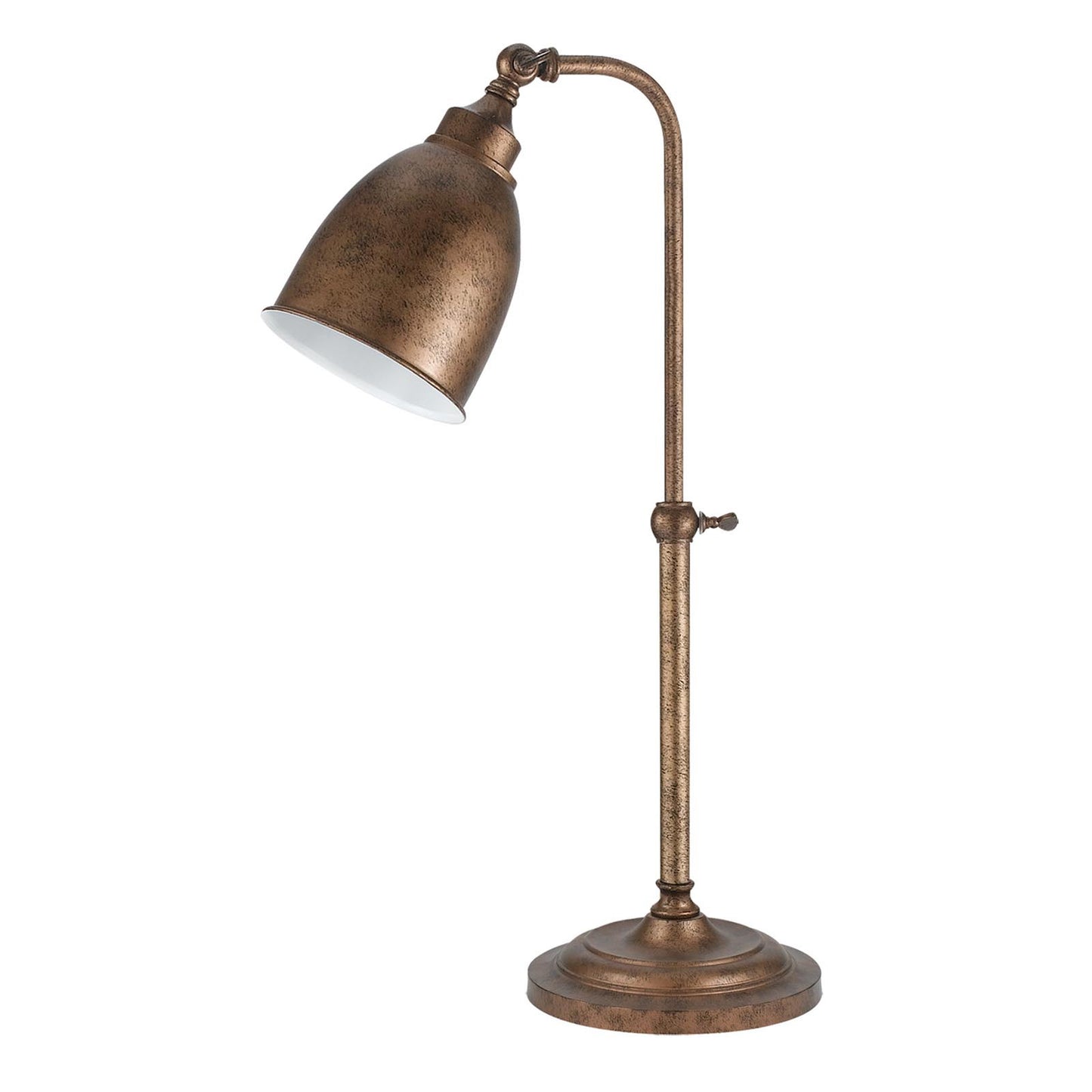 rust table lamp