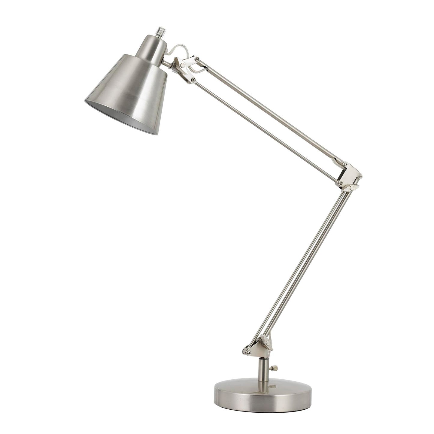 silver table lamp