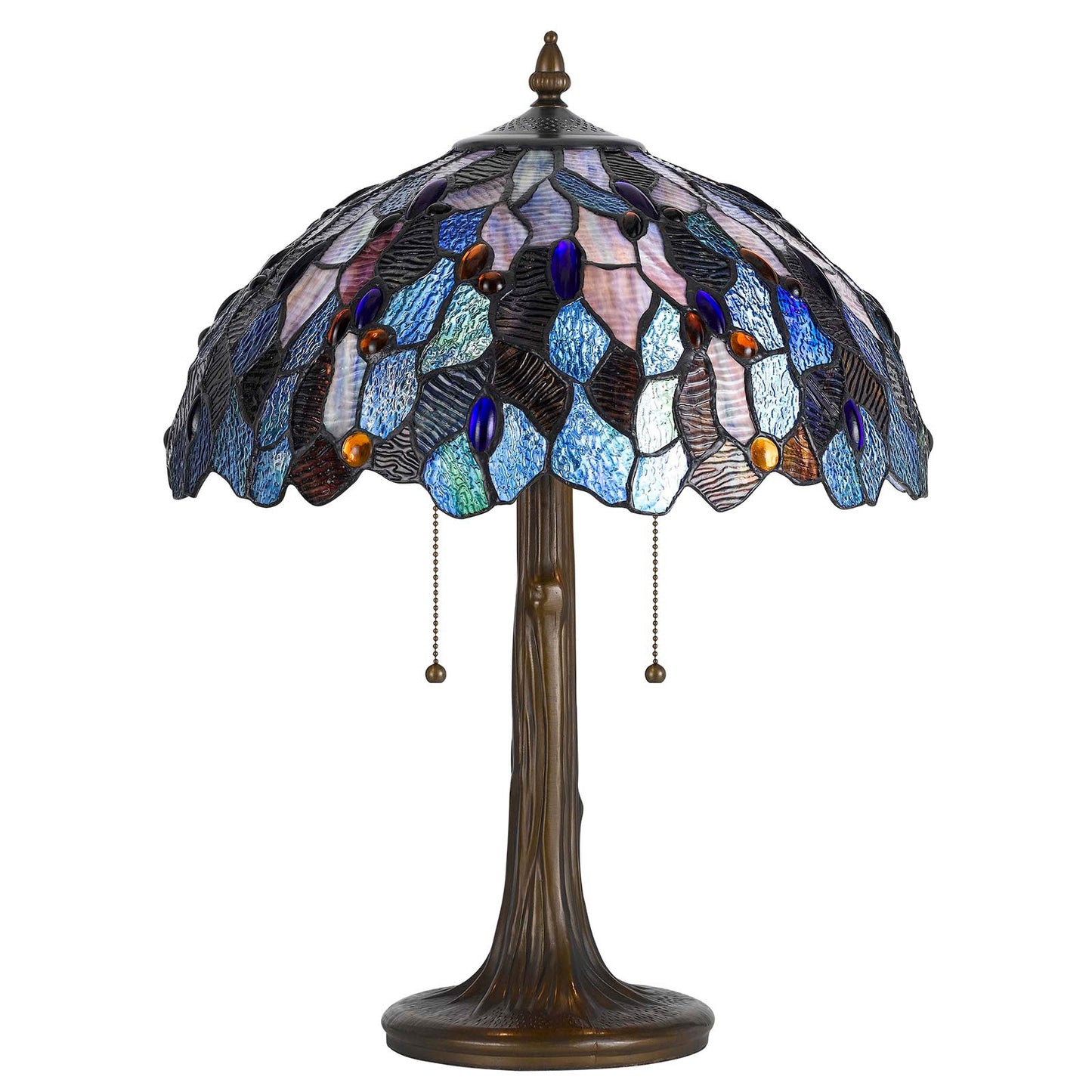 brass table lamp