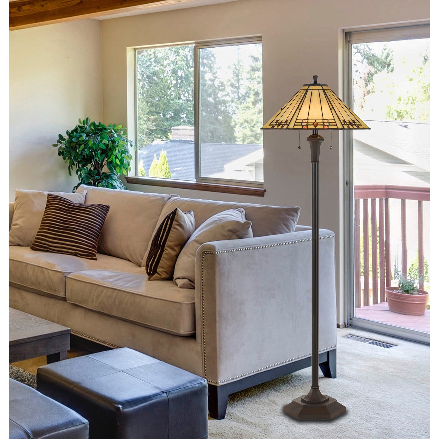 black floor lamps