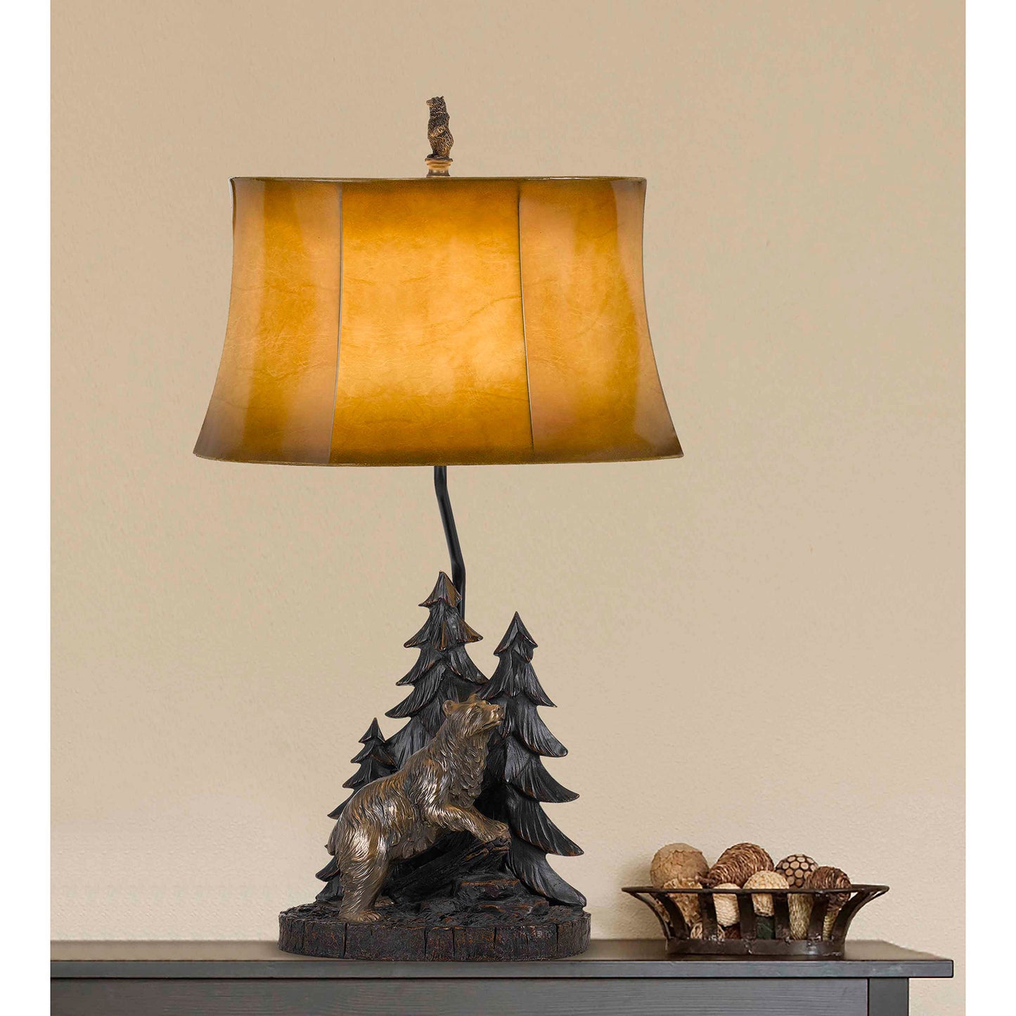 bronze table lamp