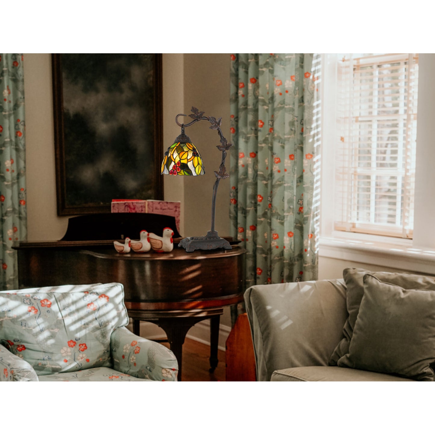 dark bronze table lamp