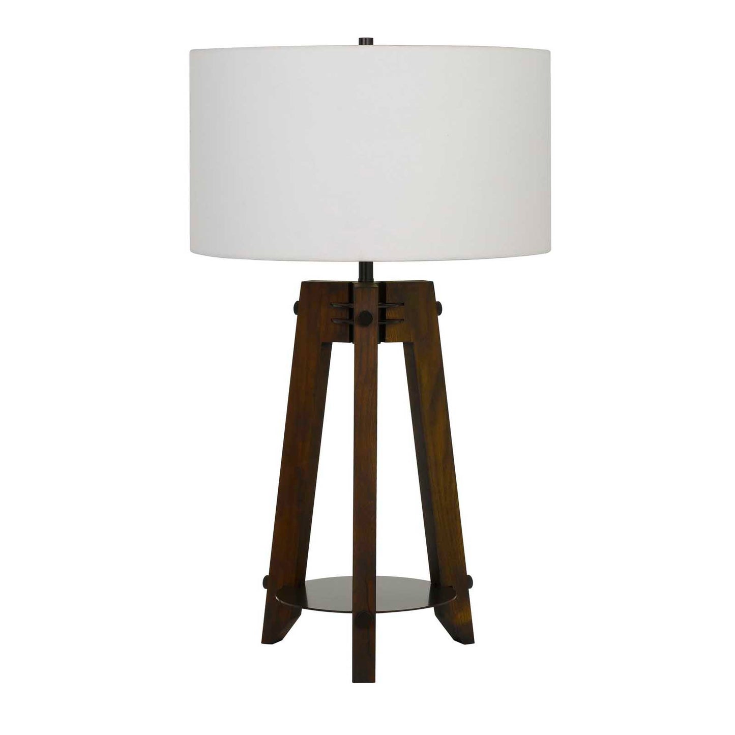 walnut table lamp|