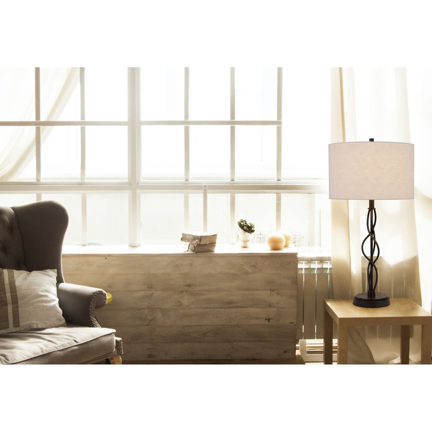 bronze table lamp