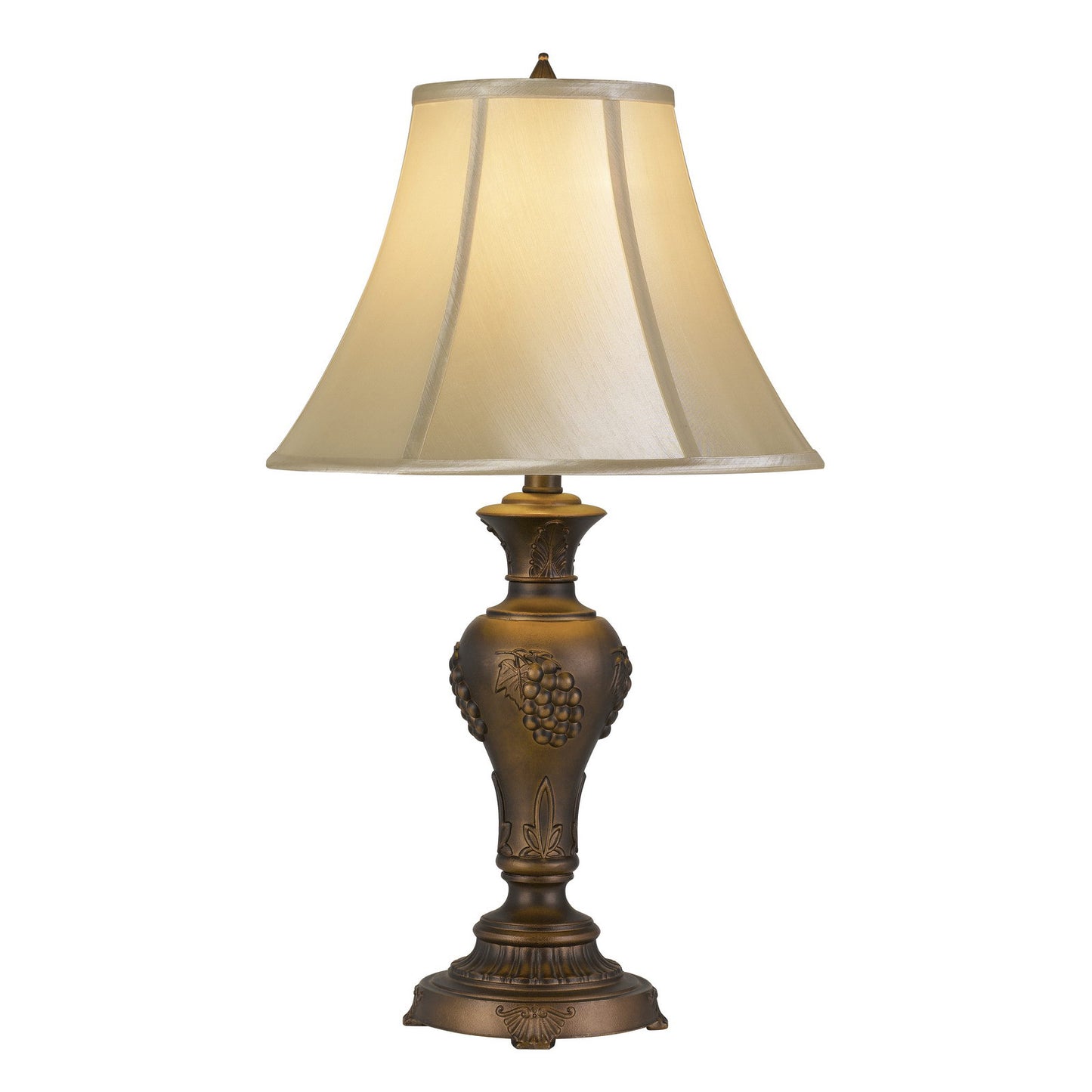 brass table lamp