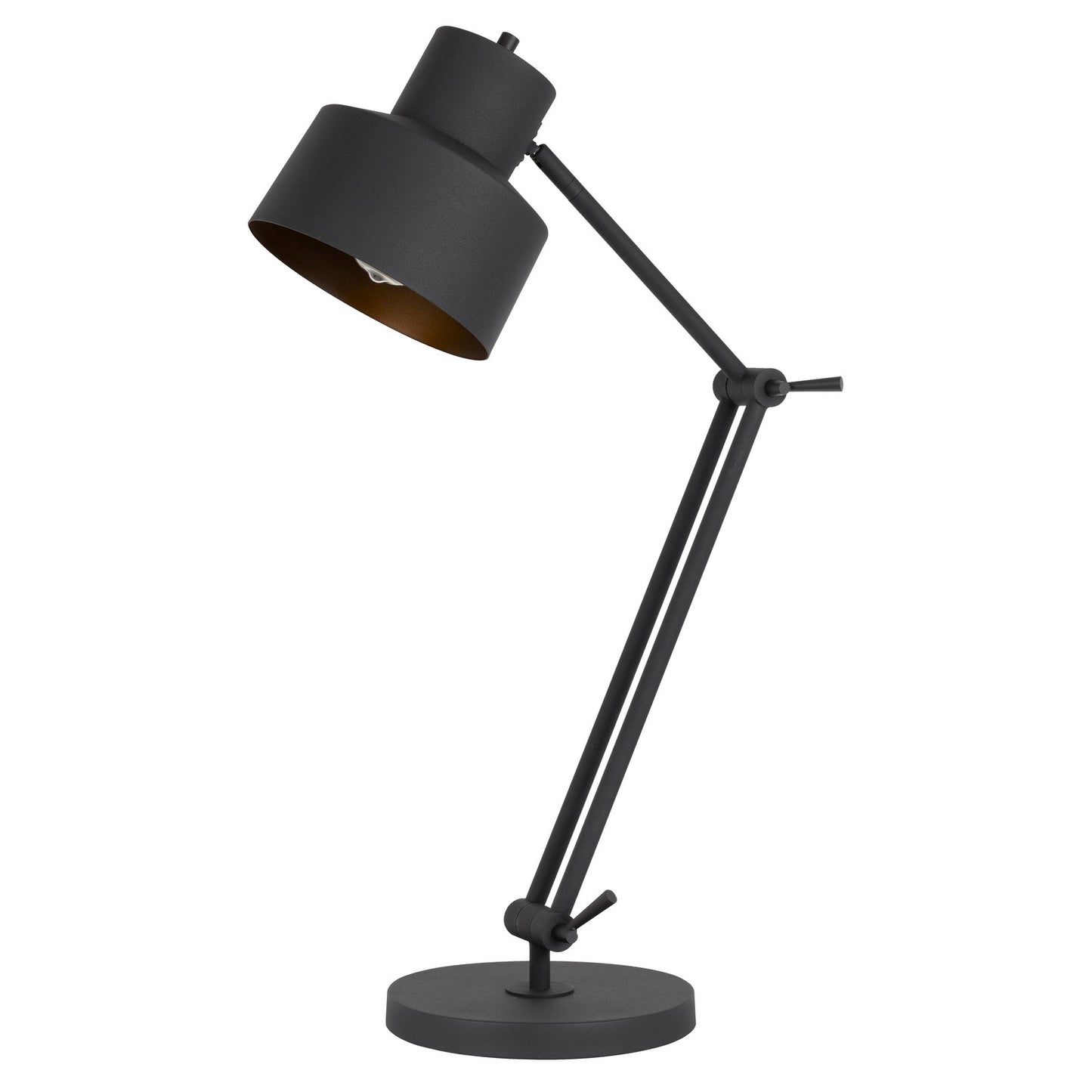 black table lamp