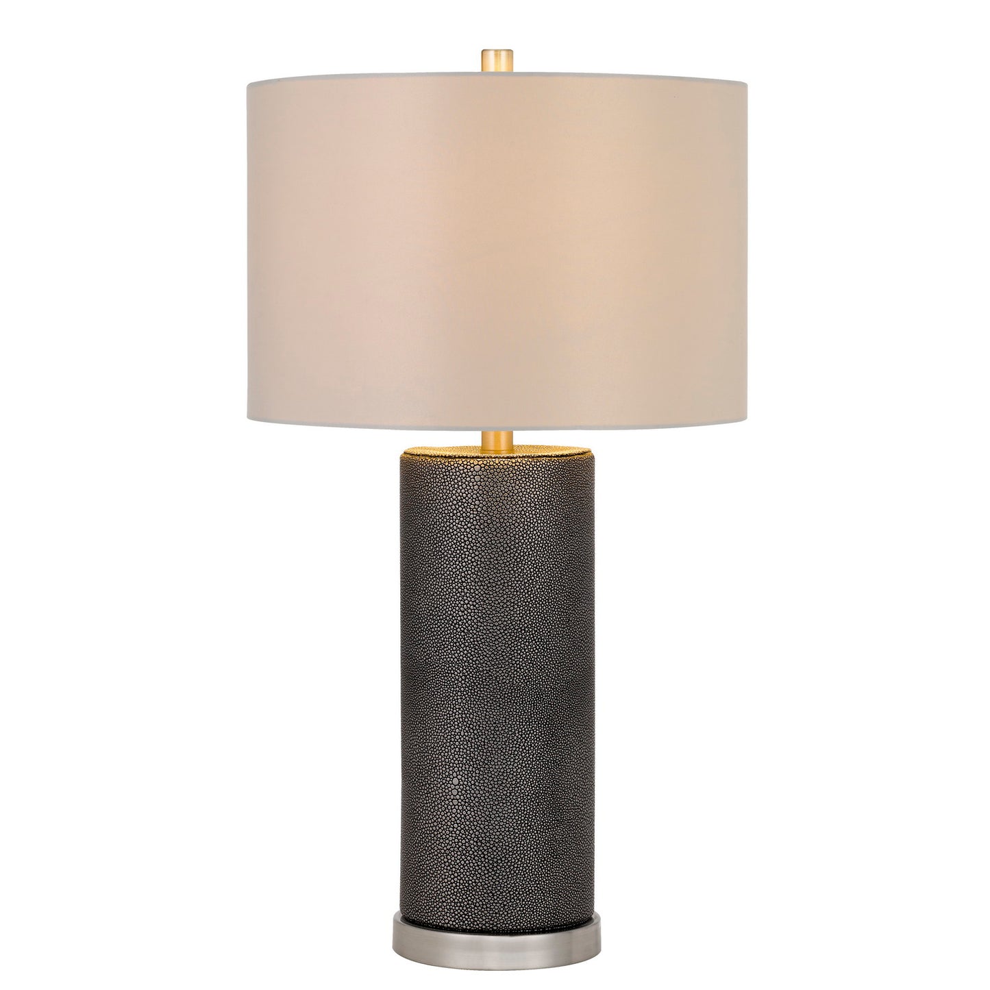 silver table lamp