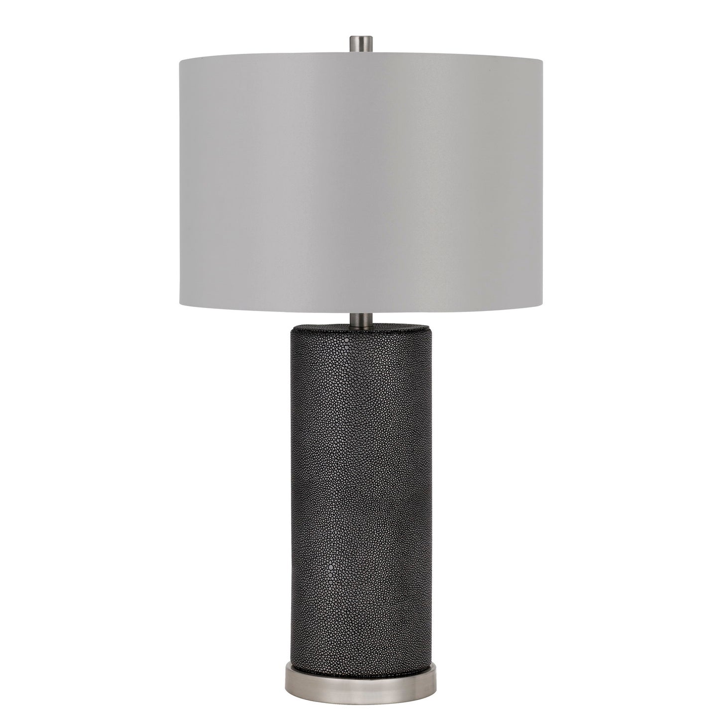 silver table lamp