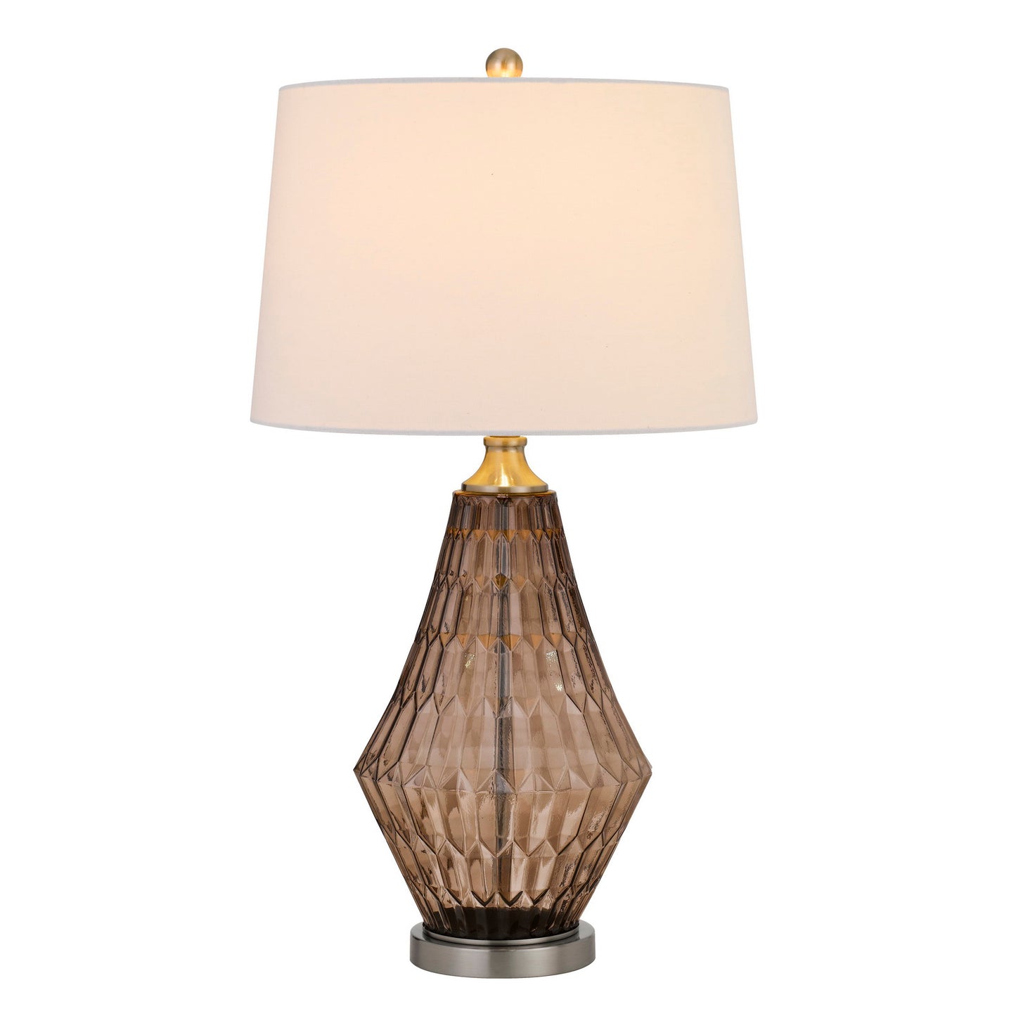 brown table lamp