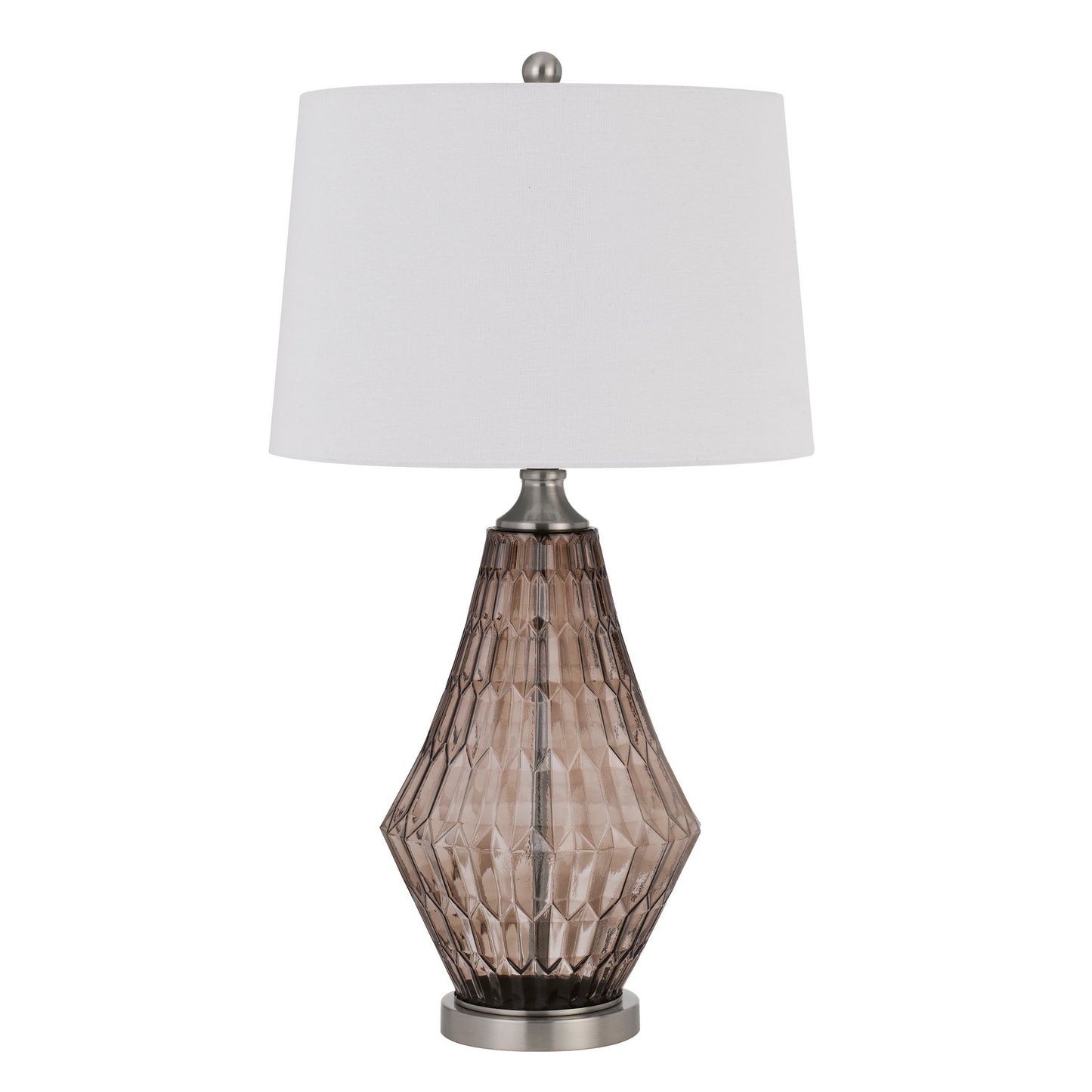 brown table lamp