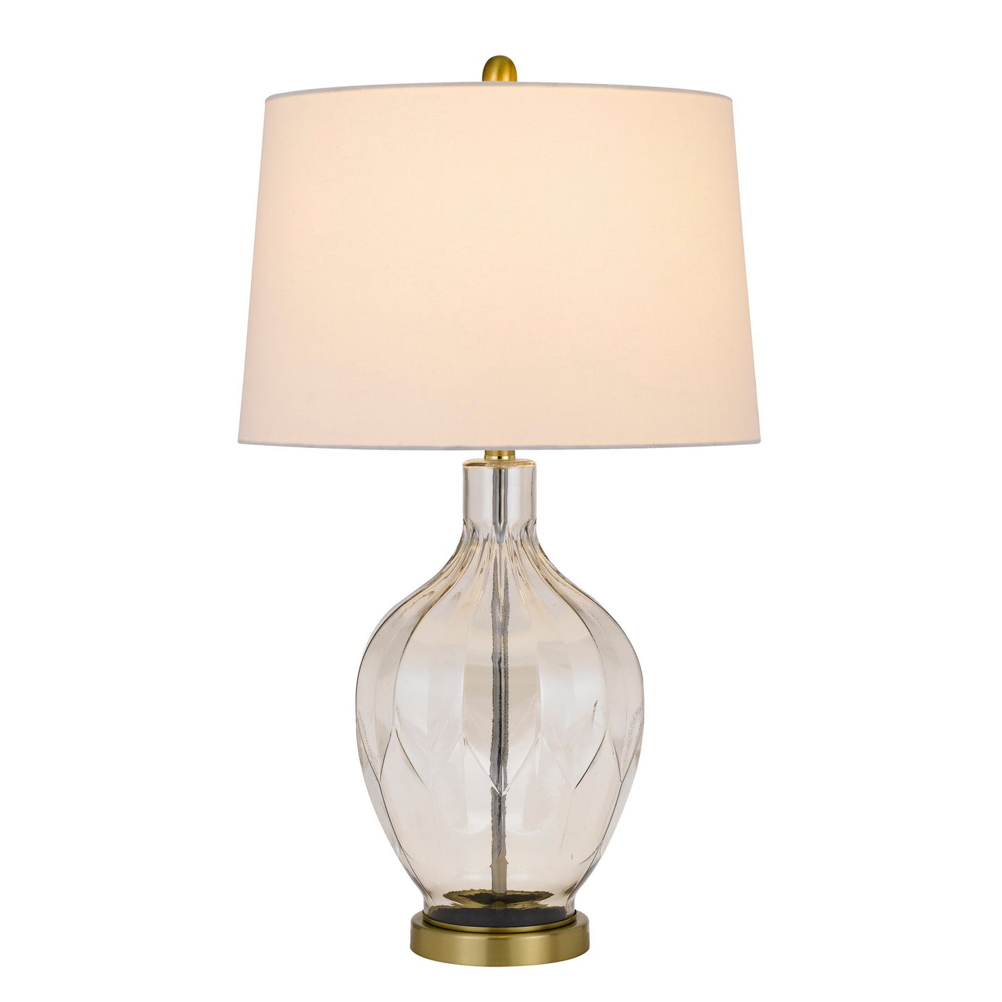 brass table lamp