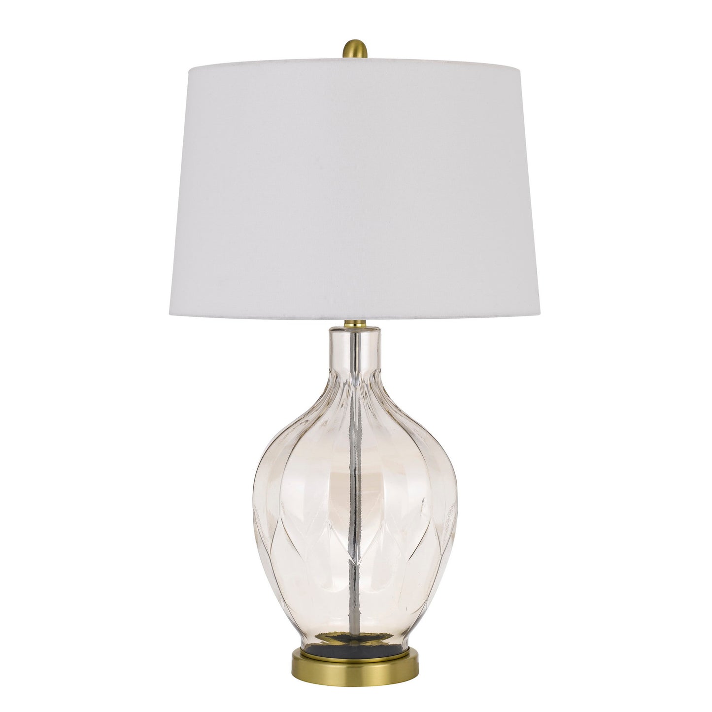 brass table lamp