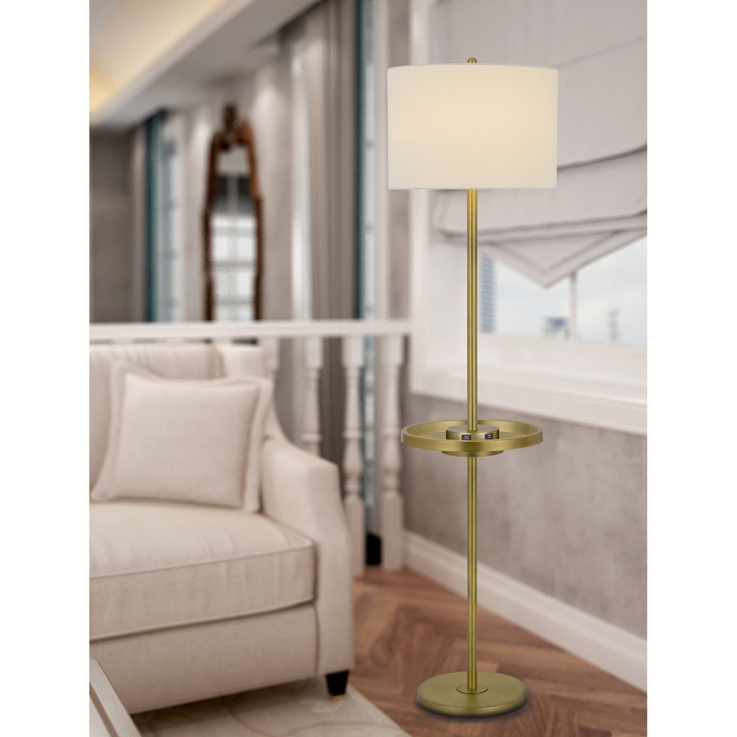 brass floor lamps
