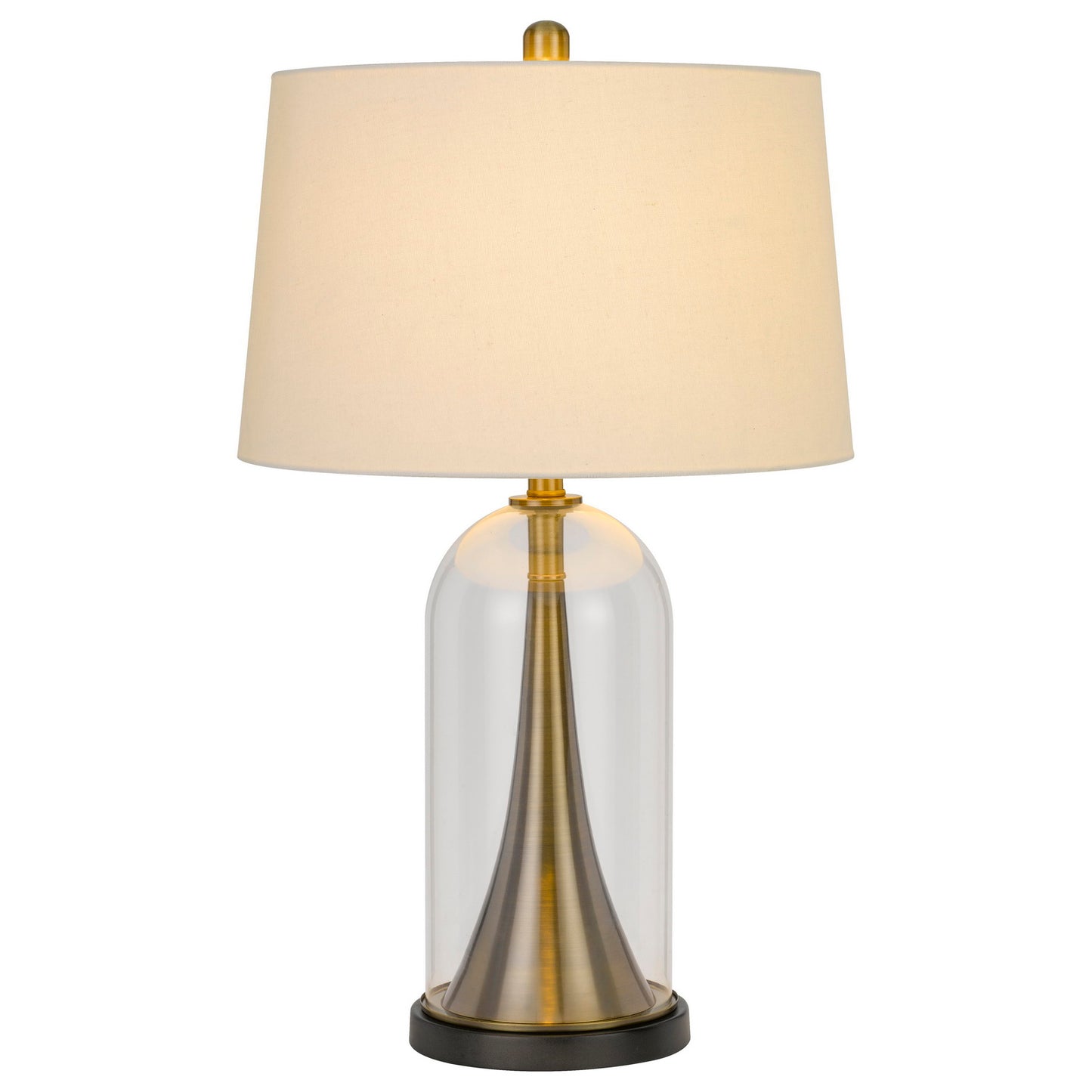 brass table lamp