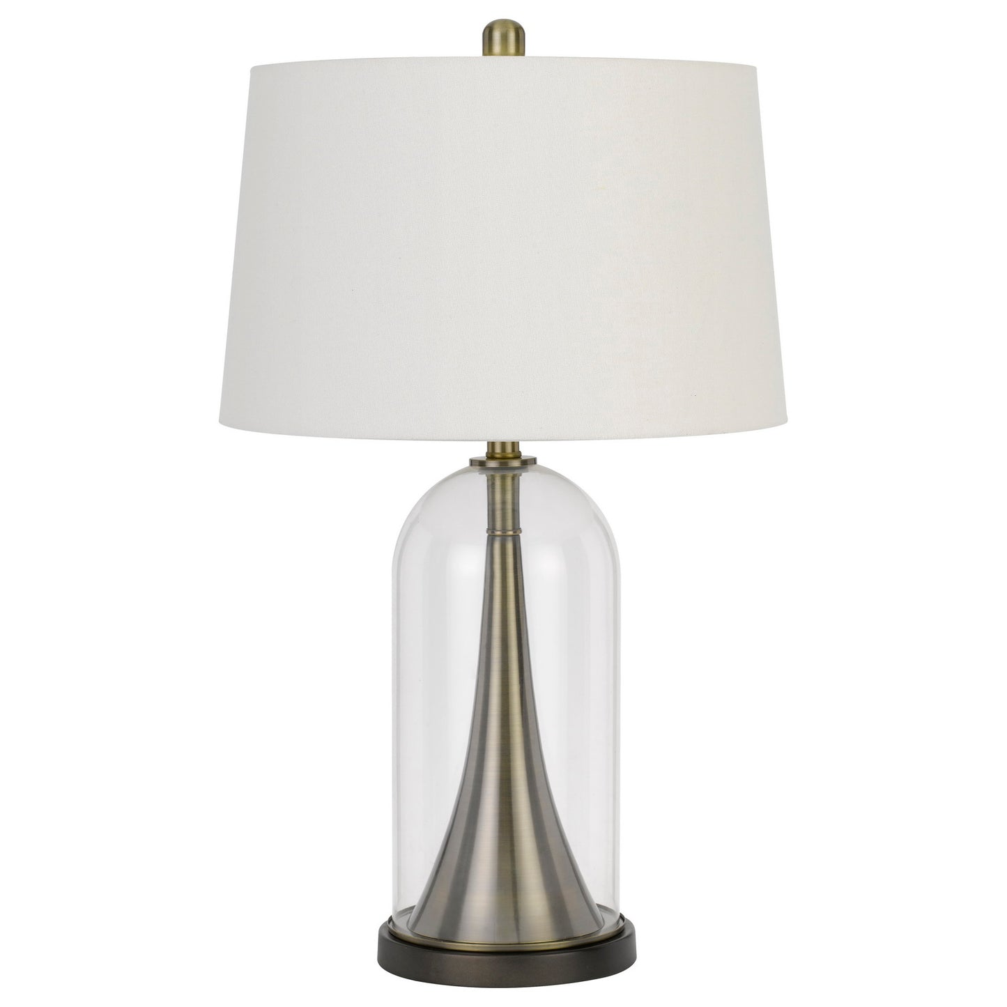 brass table lamp
