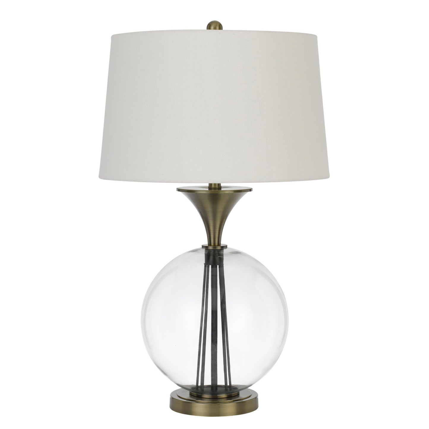 brass table lamp
