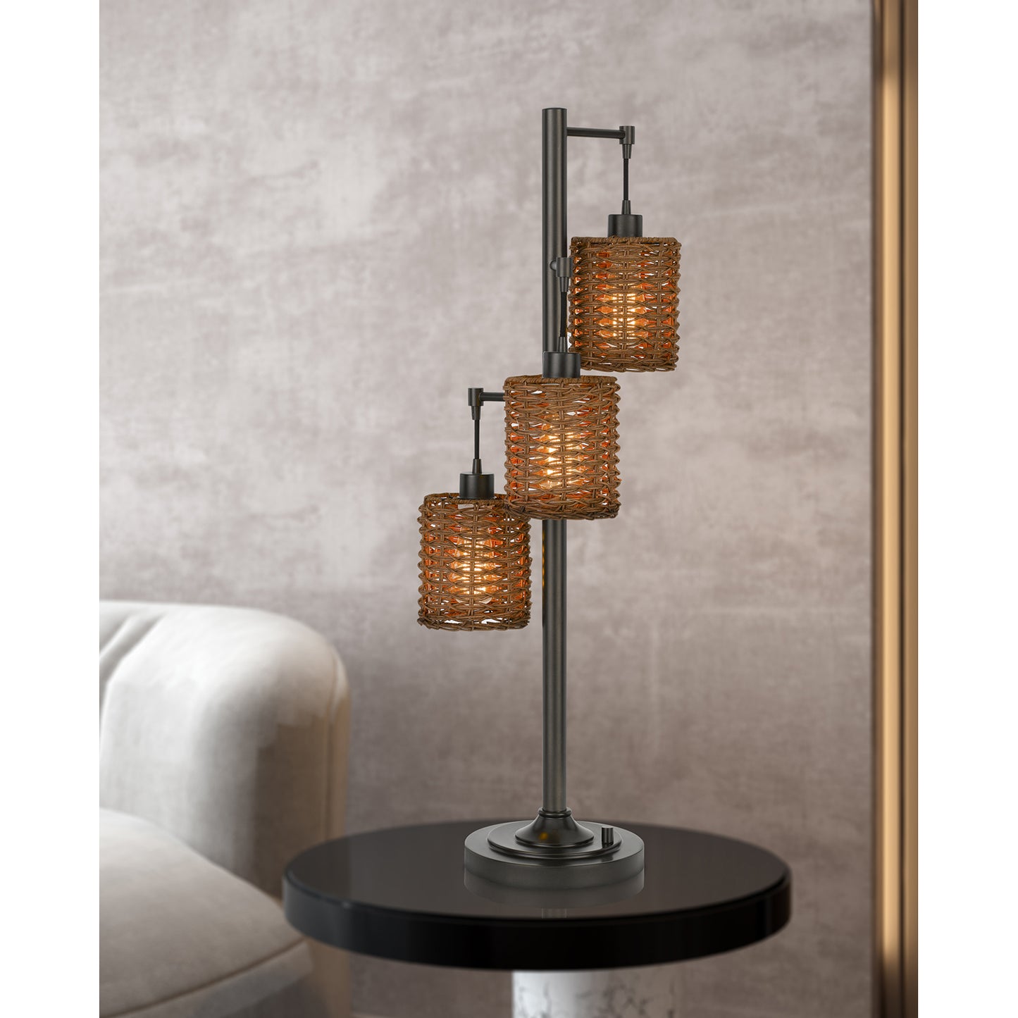 dark bronze table lamp