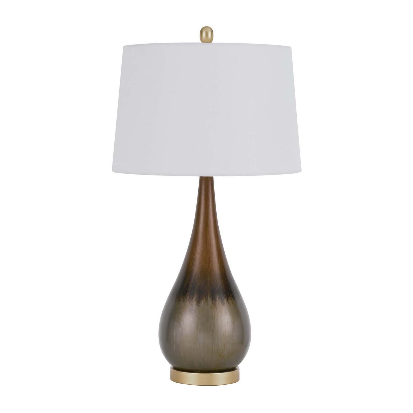 brass table lamp