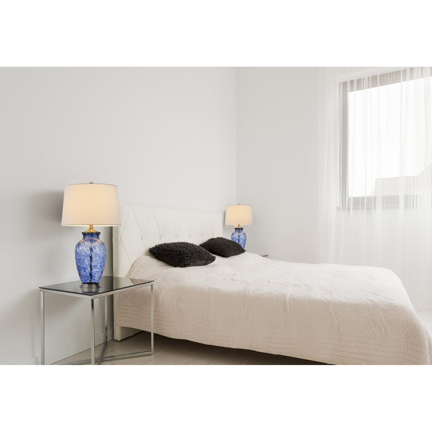 sky blue table lamp