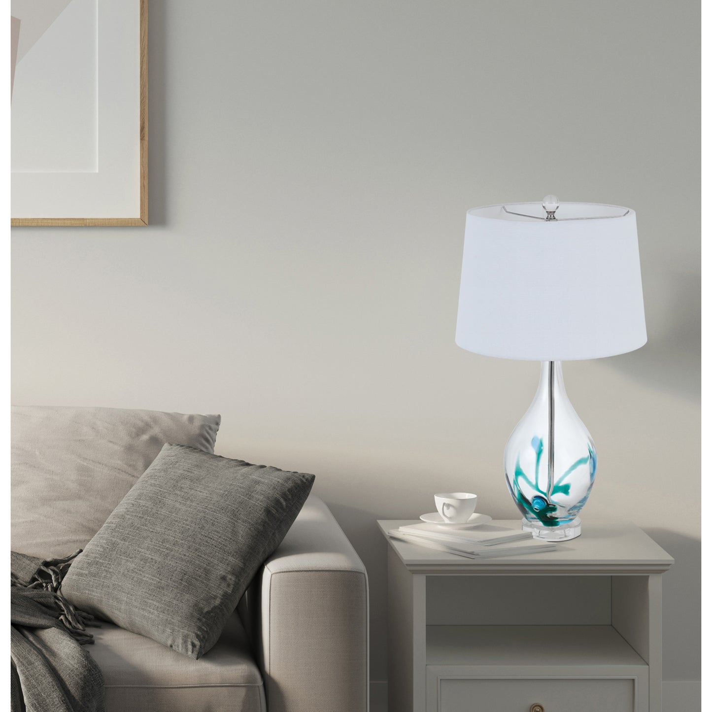 crystal table lamp