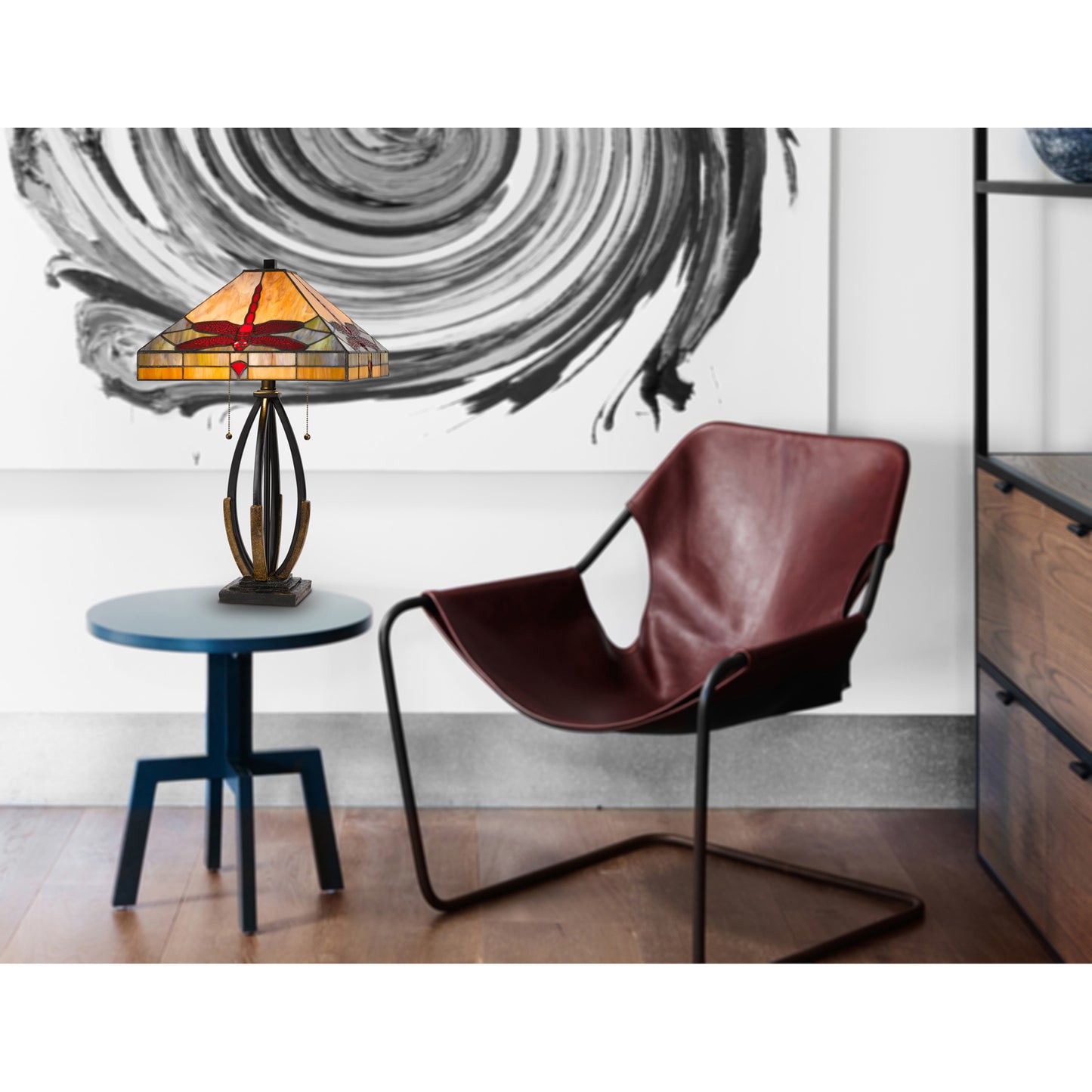 dark bronze table lamp