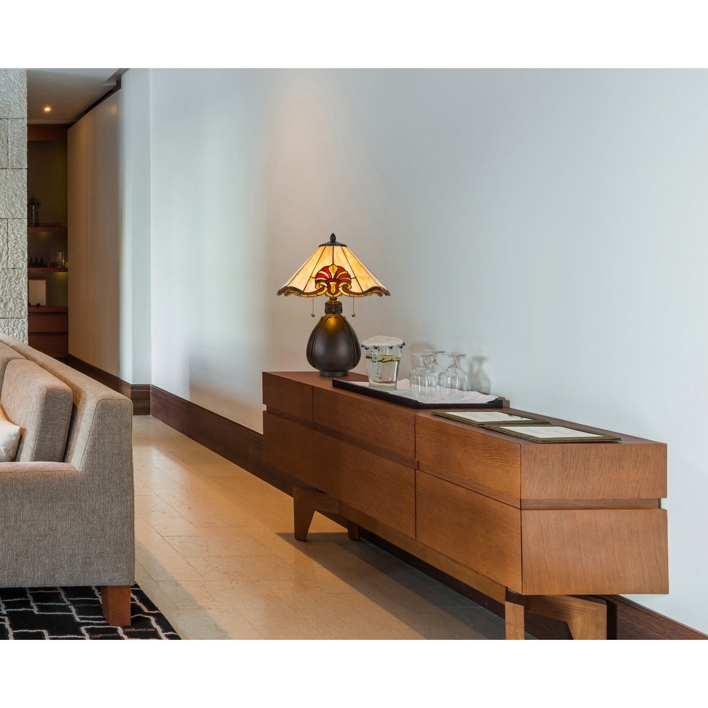 dark bronze table lamp