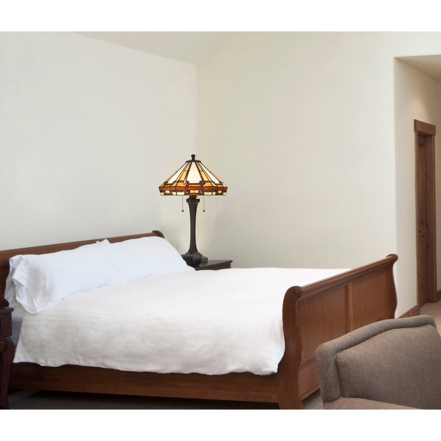 dark bronze table lamp