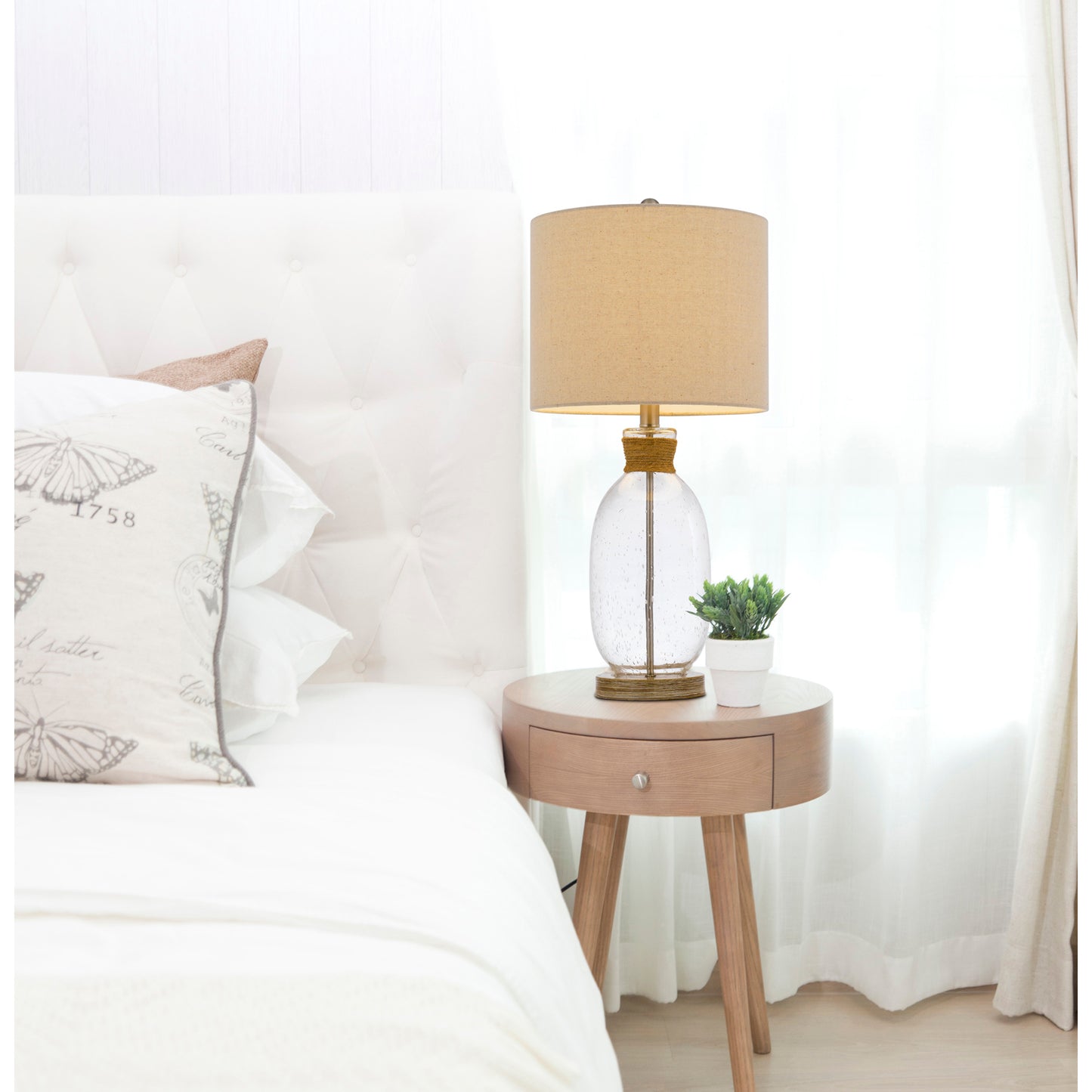 cream table lamp