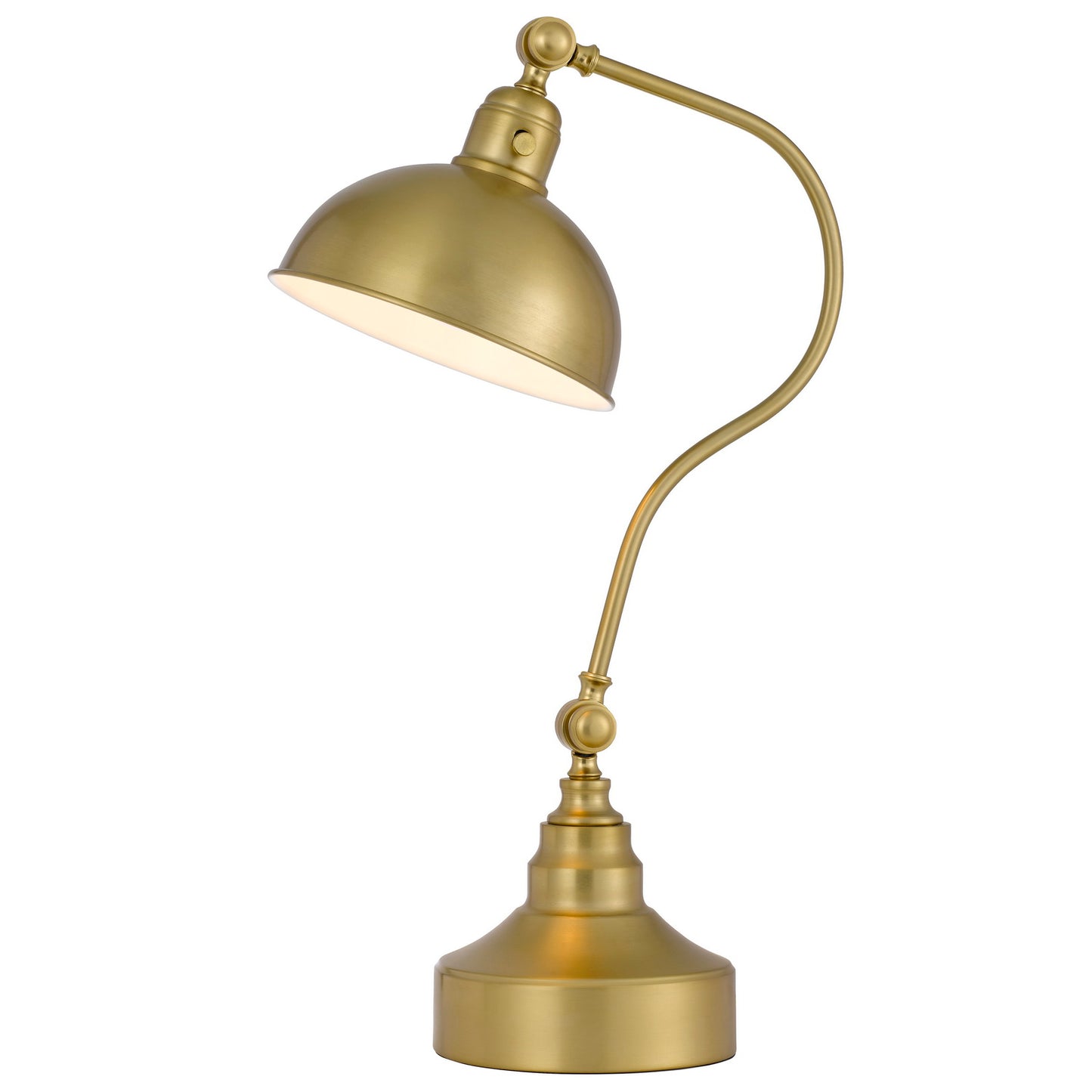 brass table lamp
