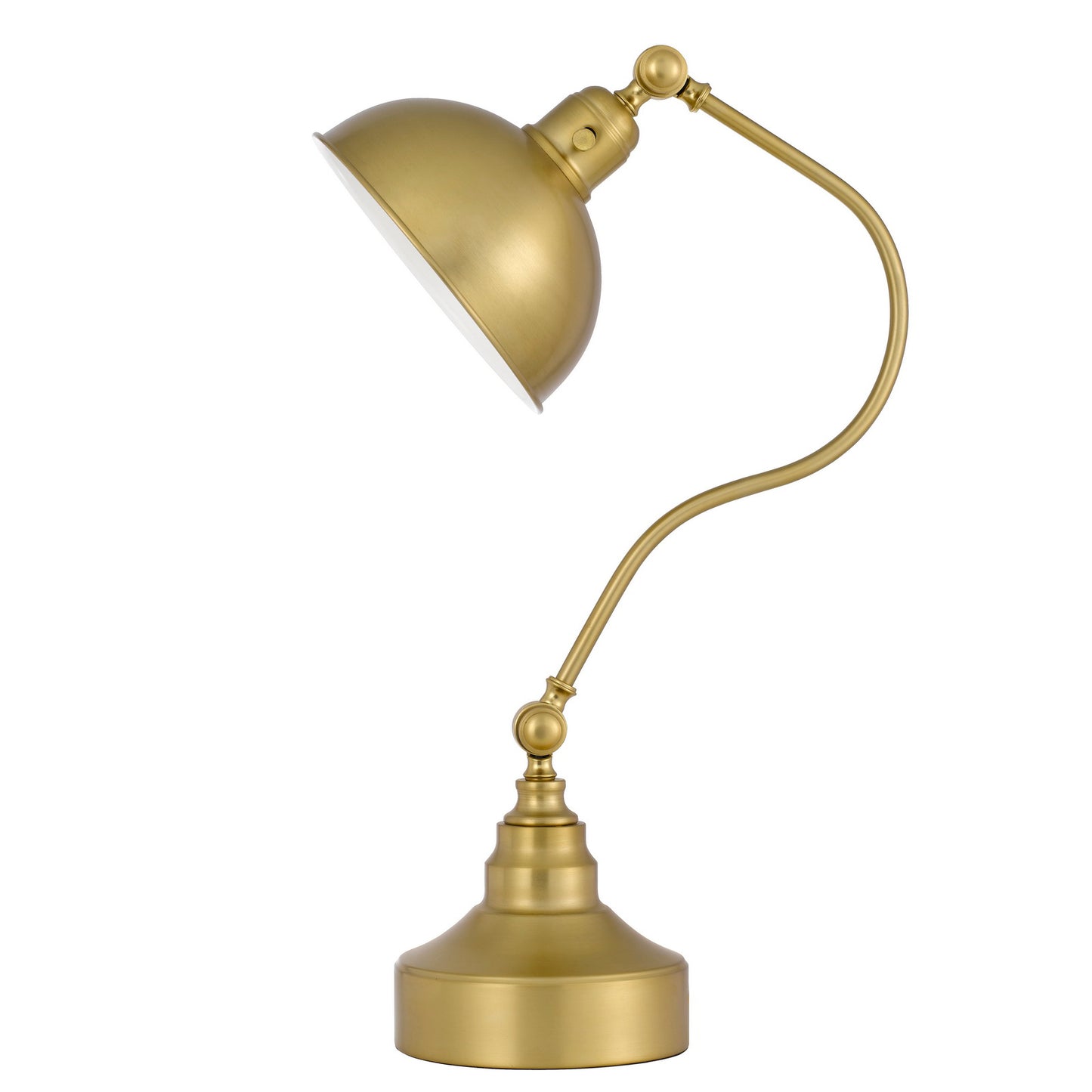brass table lamp