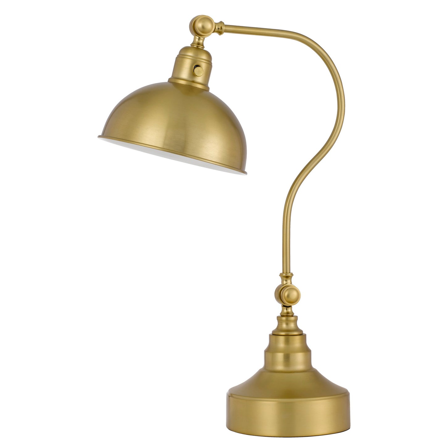 brass table lamp
