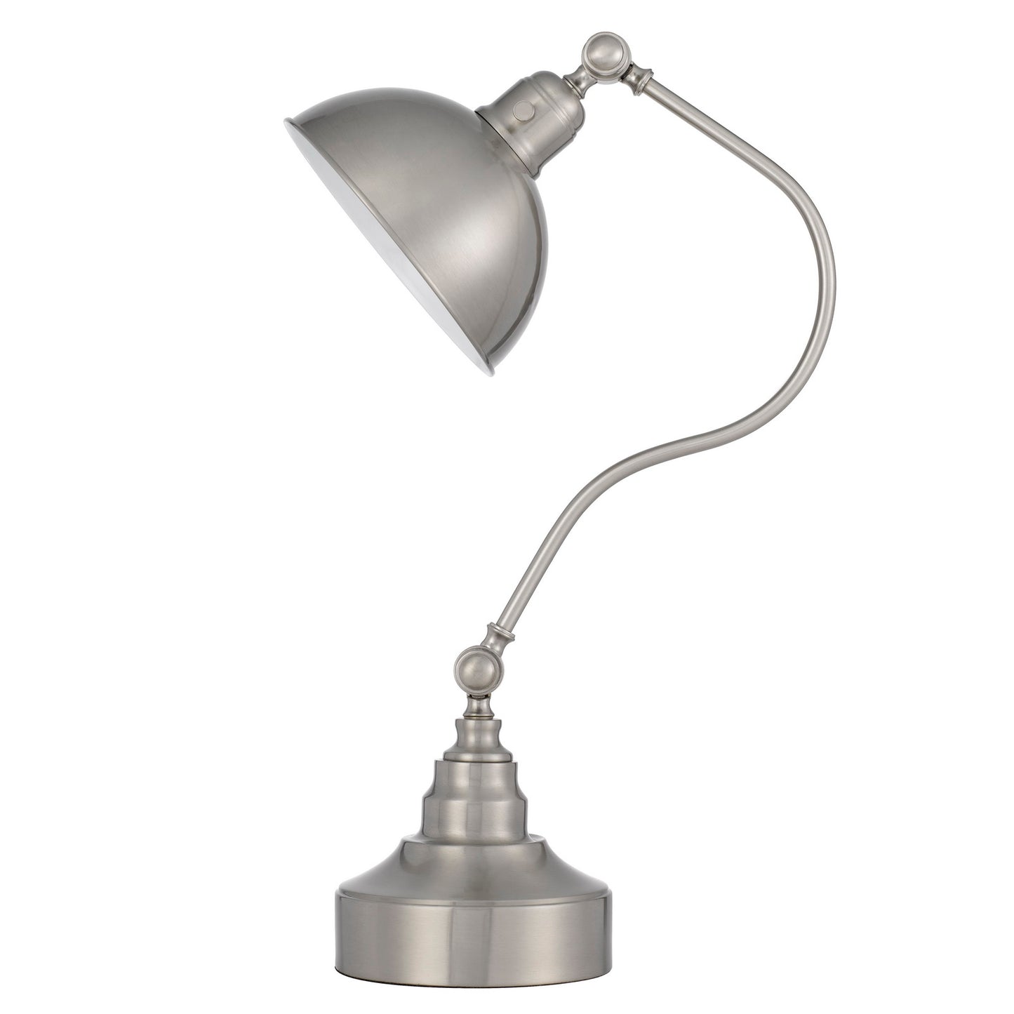 silver table lamp