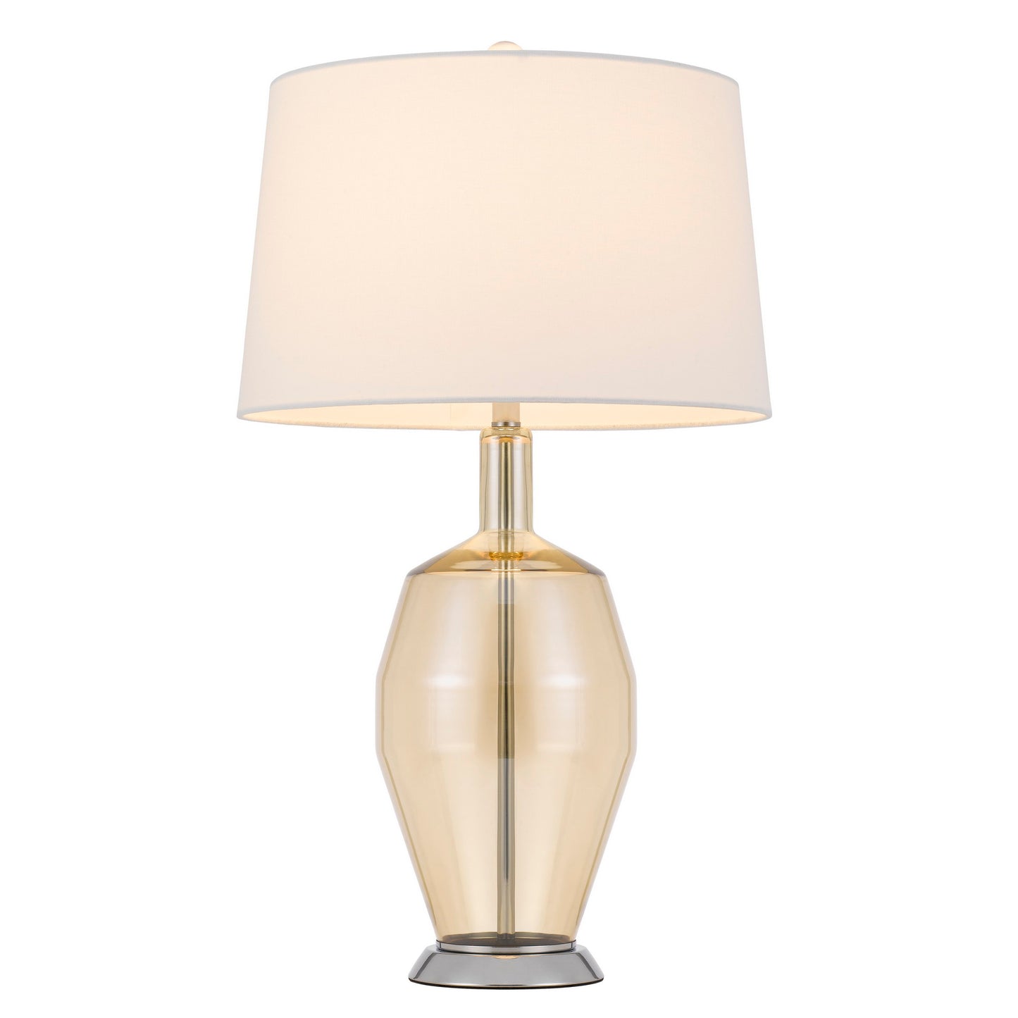 silver table lamp