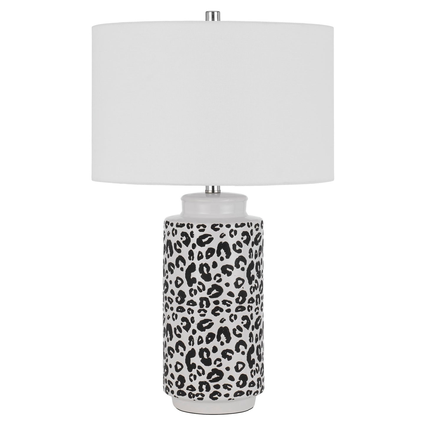 black table lamp