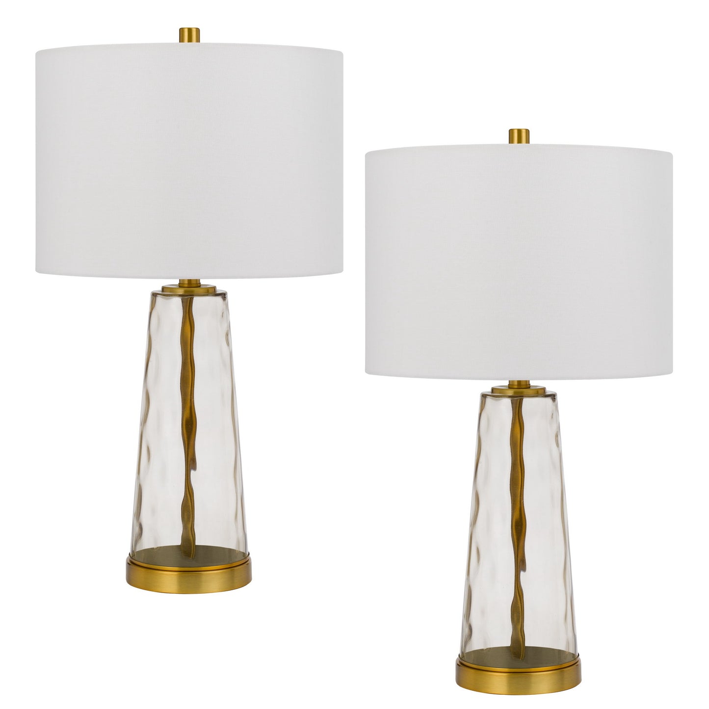 brass table lamp