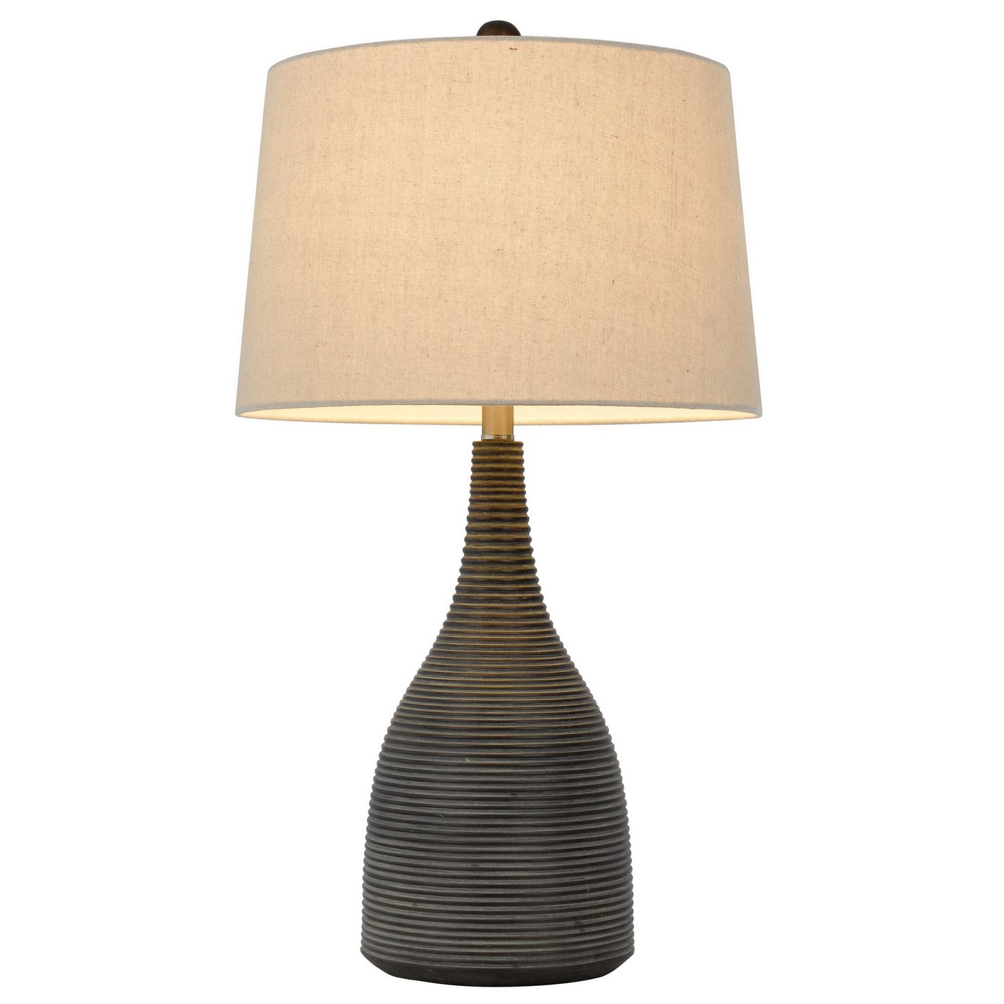 dark grey table lamp