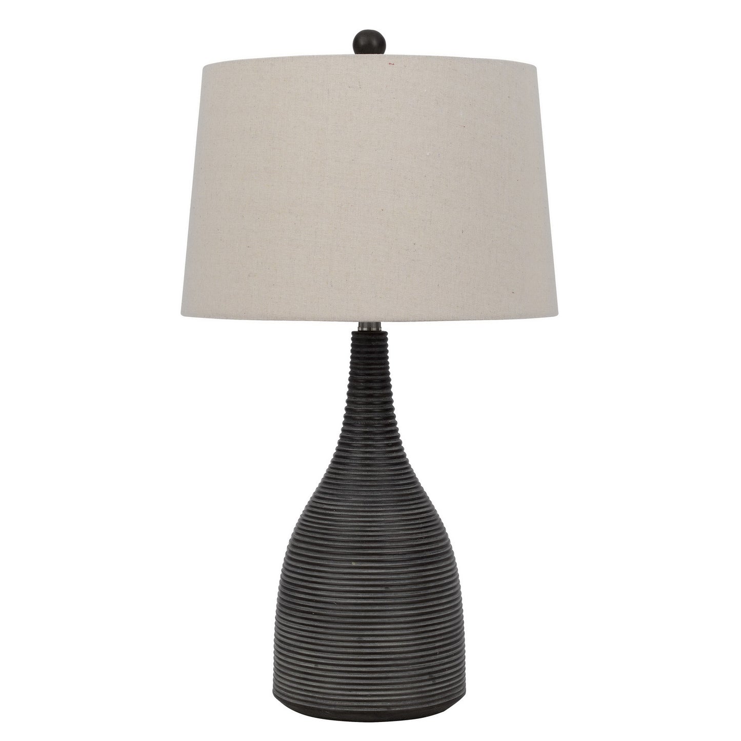 dark grey table lamp